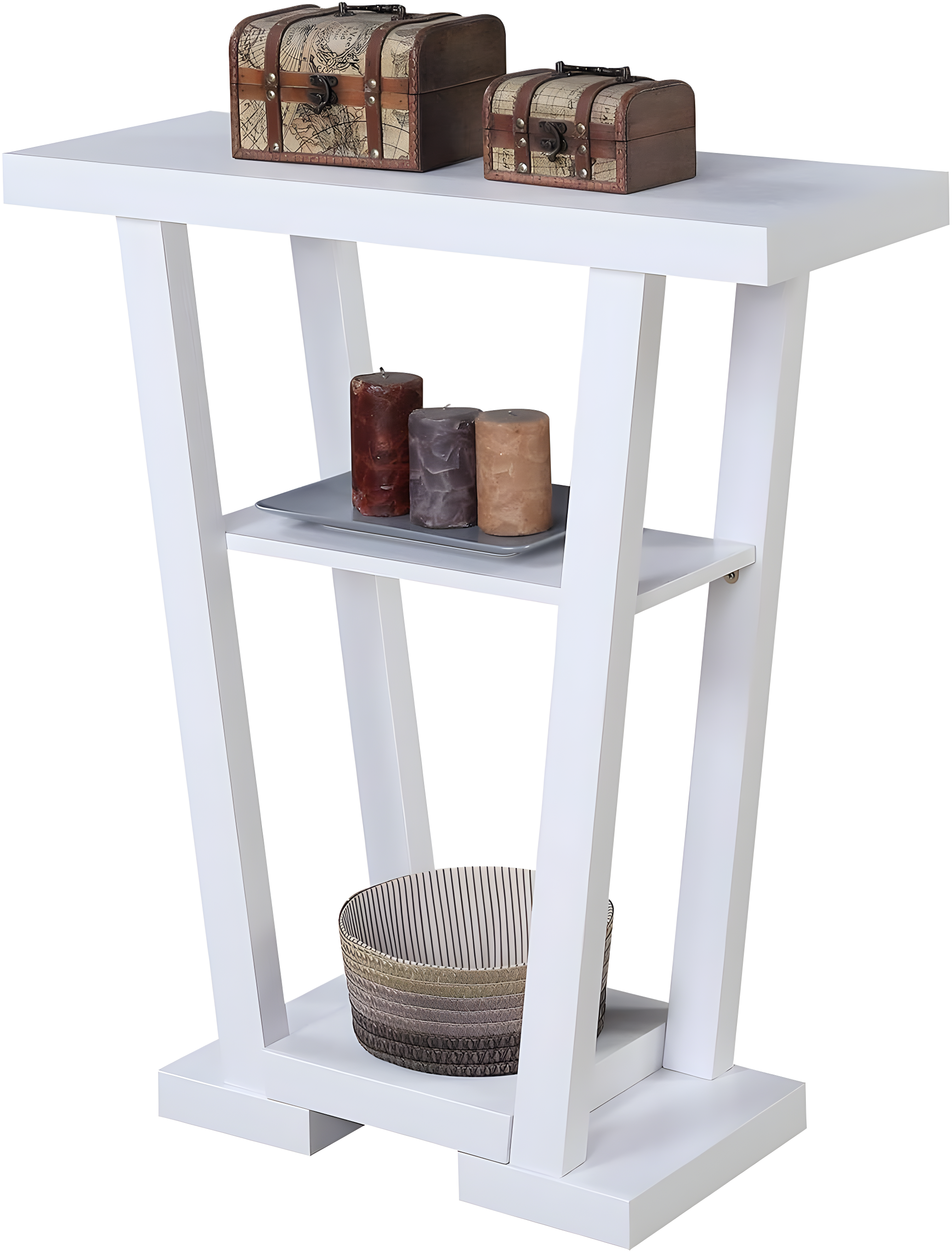 Convenience Concepts Newport V Console, Multiple Finishes