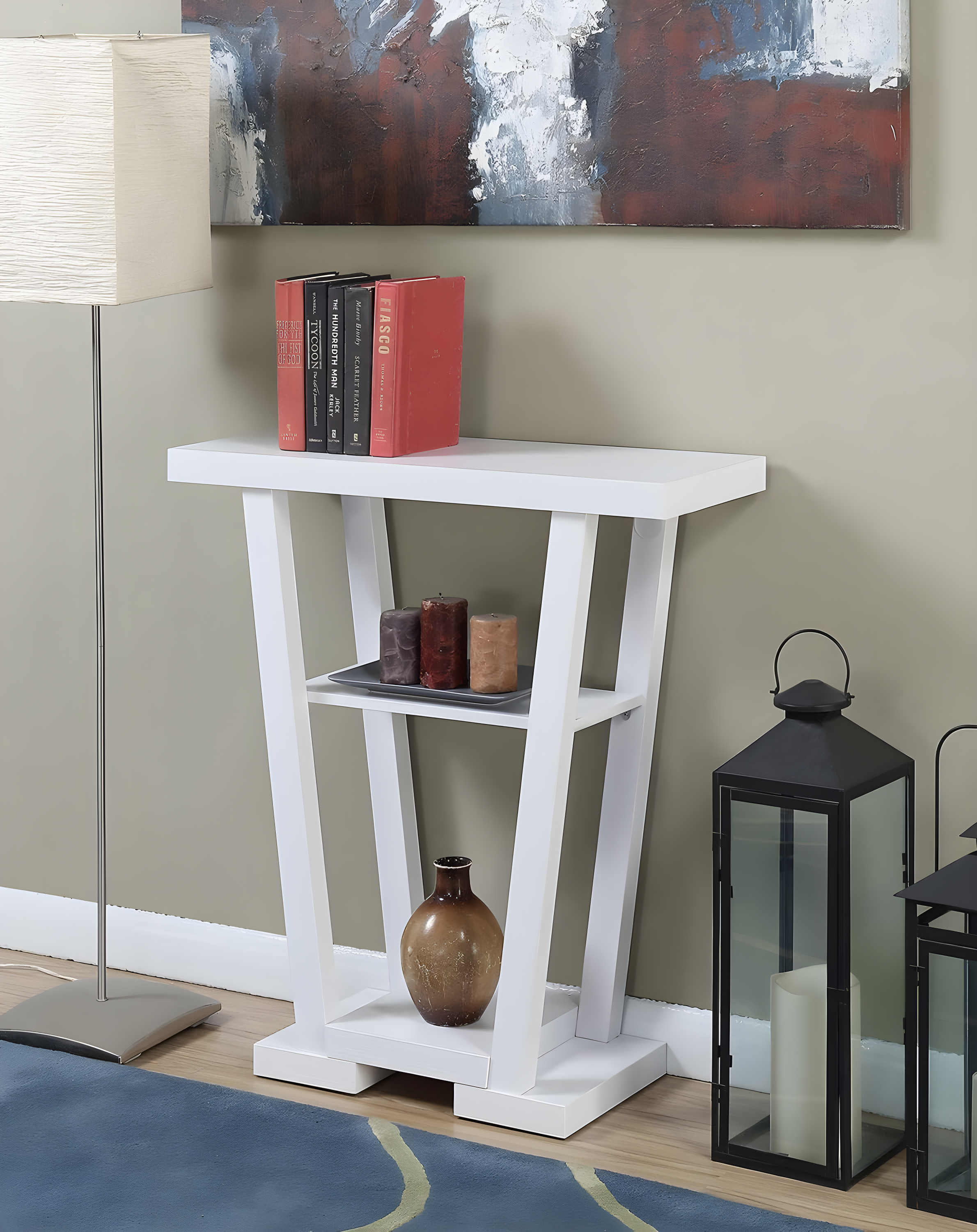 Convenience Concepts Newport V Console, Multiple Finishes