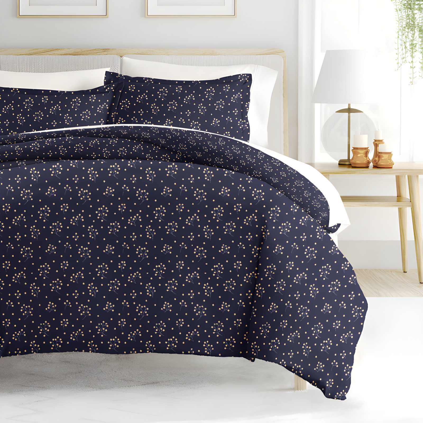 Home Garden Pattern Duvet Cover Set