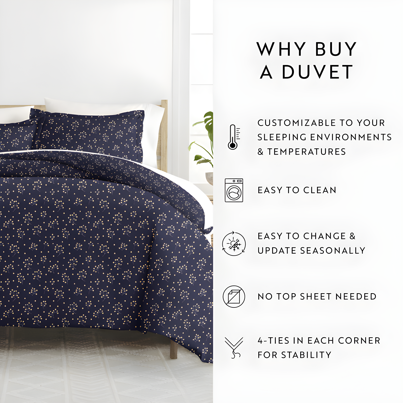 Home Garden Pattern Duvet Cover Set