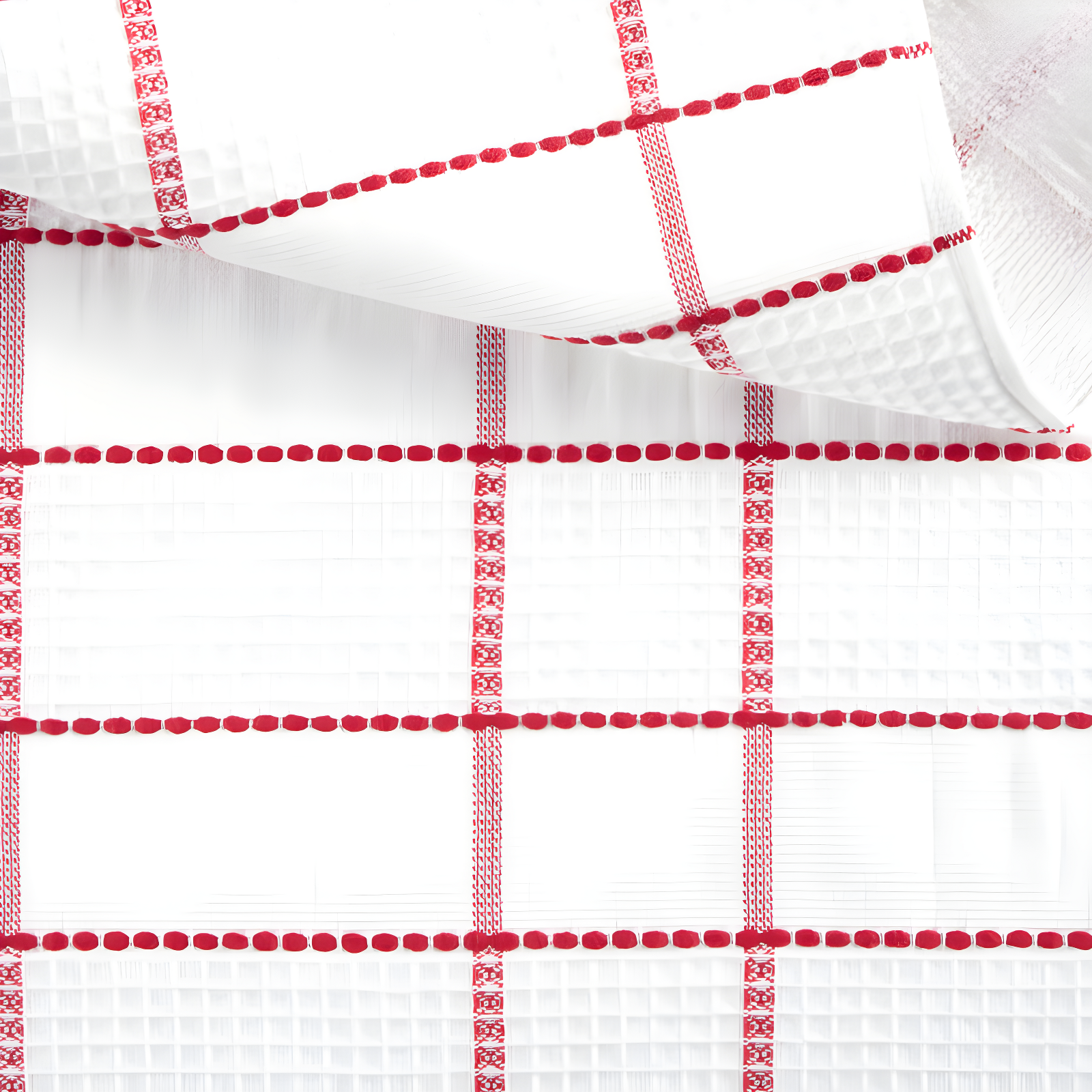 Martha Stewart Martha Stewart Modern Waffle Kitchen Towel Set 6-Pack, Linen, 16"x28" (Set of 6)