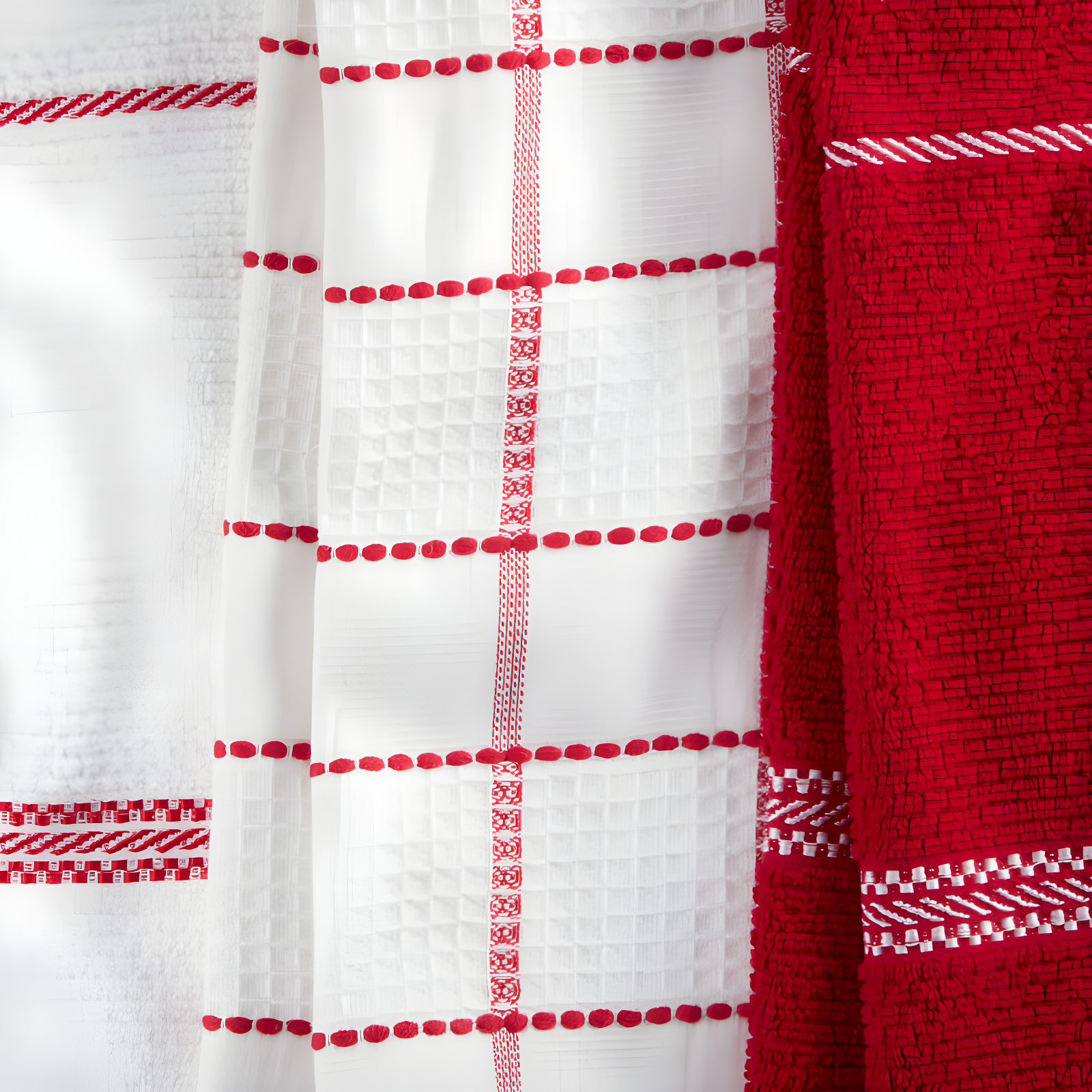 Martha Stewart Martha Stewart Modern Waffle Kitchen Towel Set 6-Pack, Linen, 16"x28" (Set of 6)