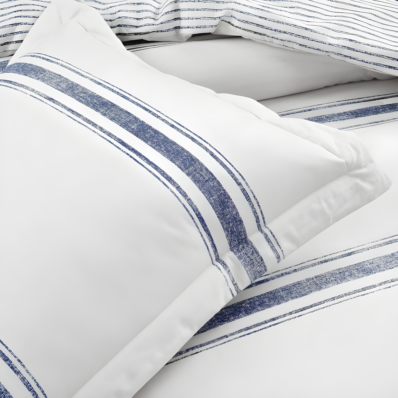 Farmhouse Standard Cotton Reversible Comforter Set