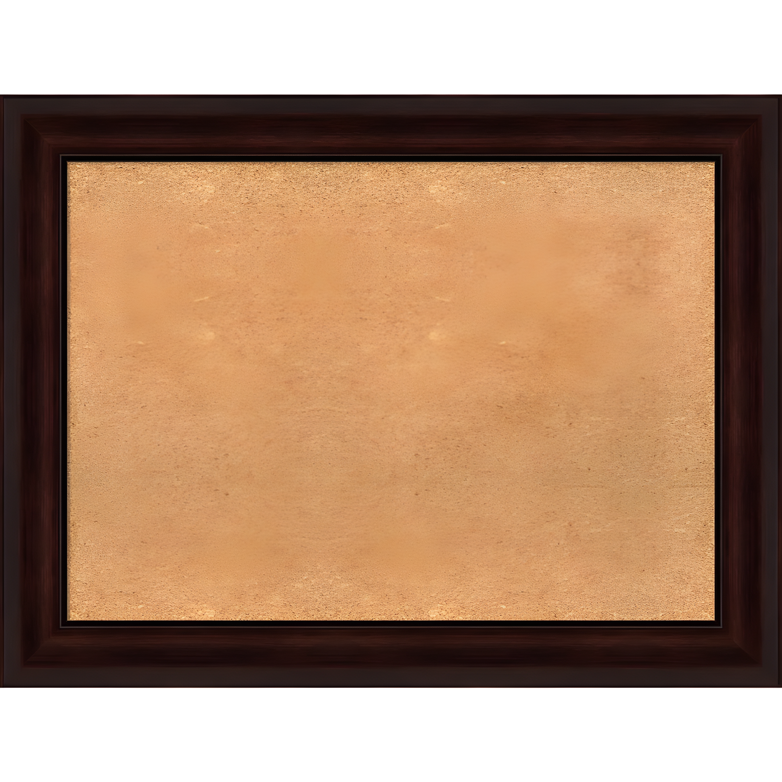 Amanti Art Natural Cork Board Framed Coffee Bean Brown Bulletin Board 33 in. x 25 in.