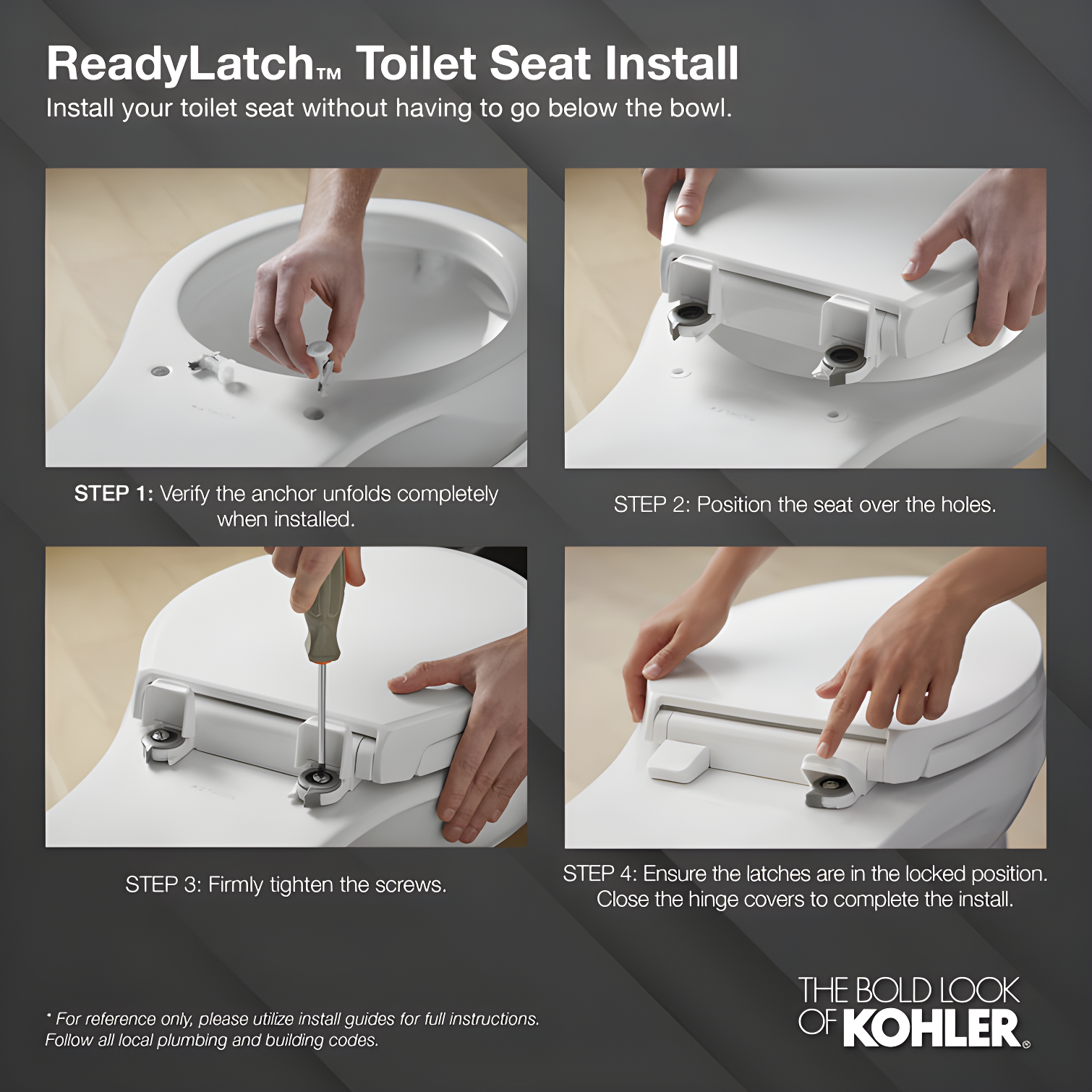 Glissade Readylatch Quiet-Close Toilet Seat