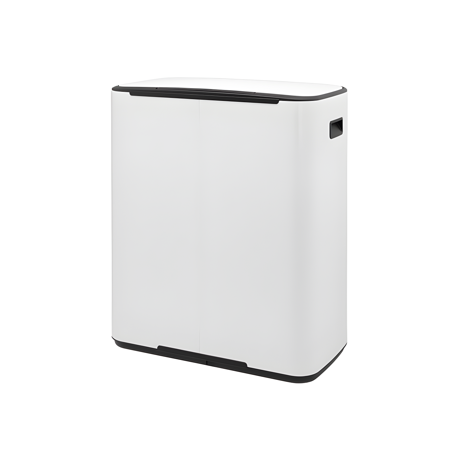 Brabantia Bo Step On Trash Can, White, 16 Gallon