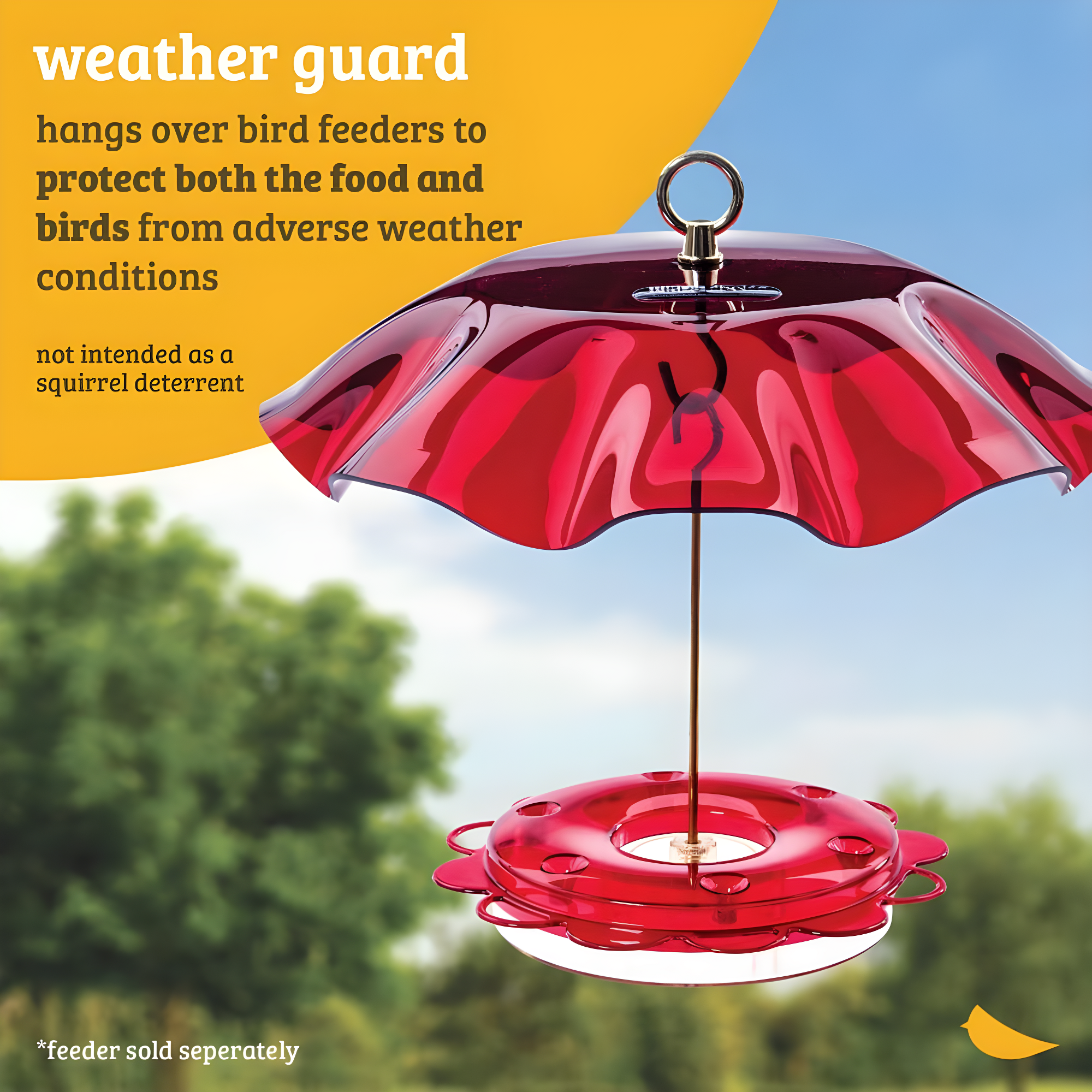 Weather-Resistant Acrylic Bird Weatherguard Cover