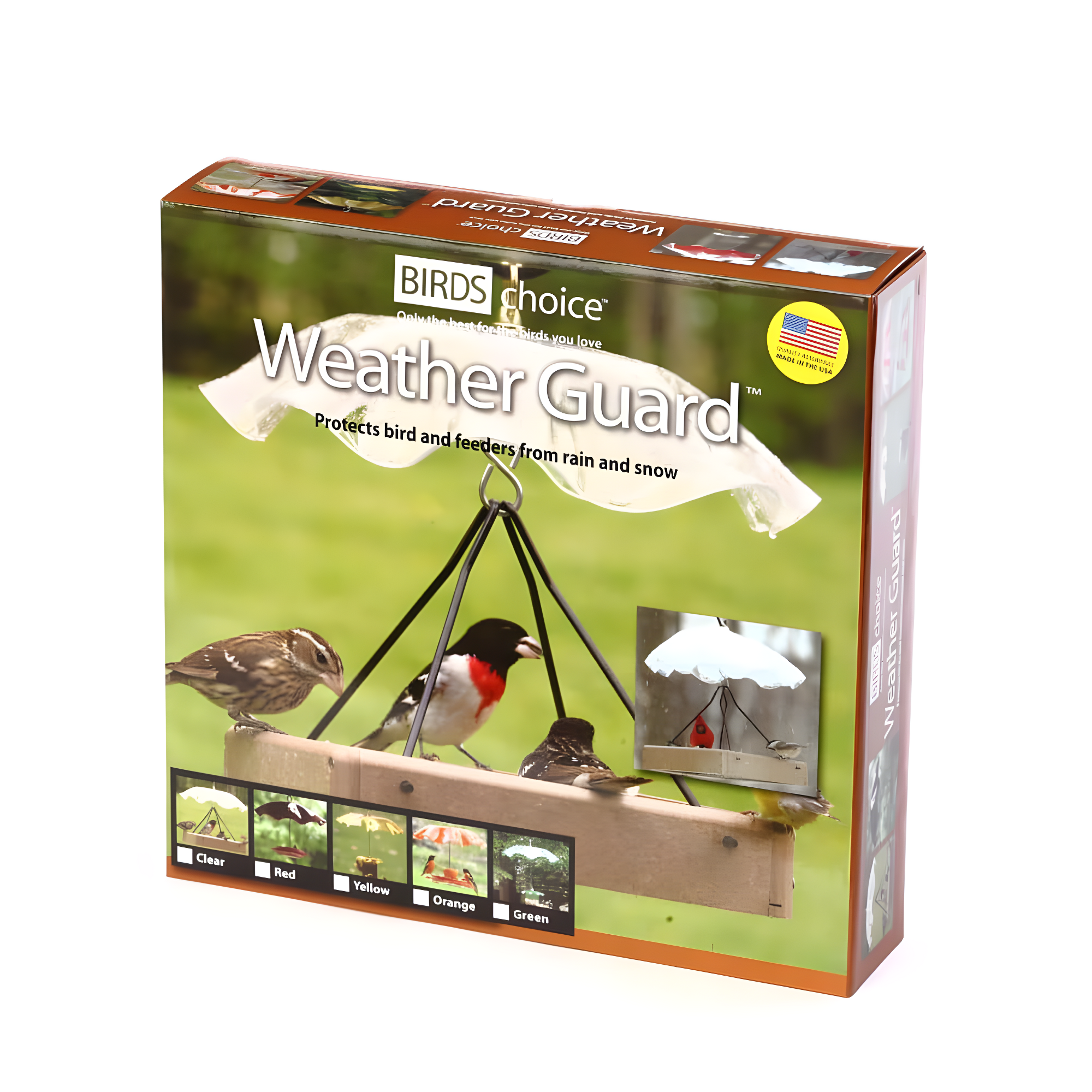 Weather-Resistant Acrylic Bird Weatherguard Cover