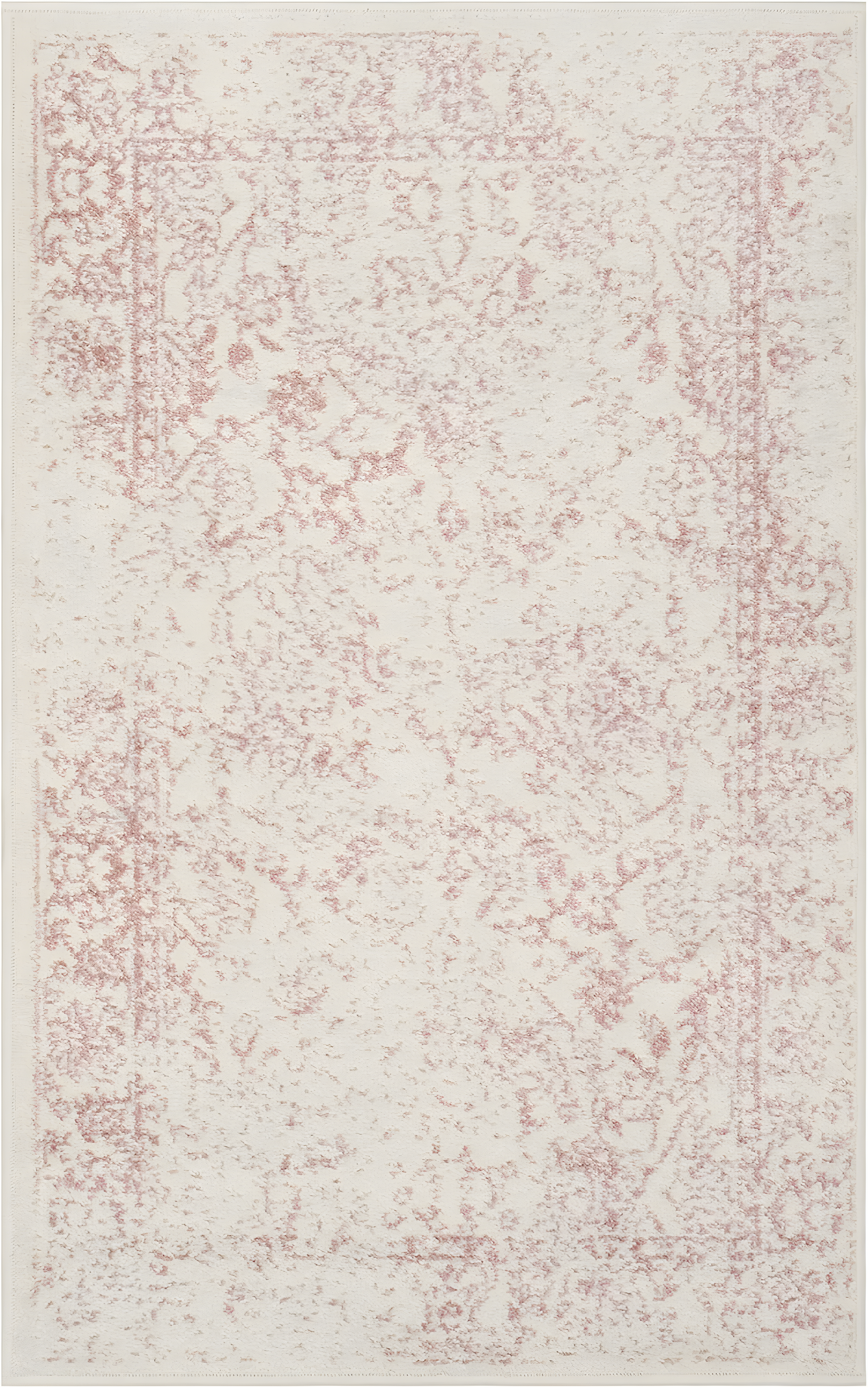 SAFAVIEH Adirondack Wyatt Traditional Area Rug, Ivory/Rose, 2'6" x 4'