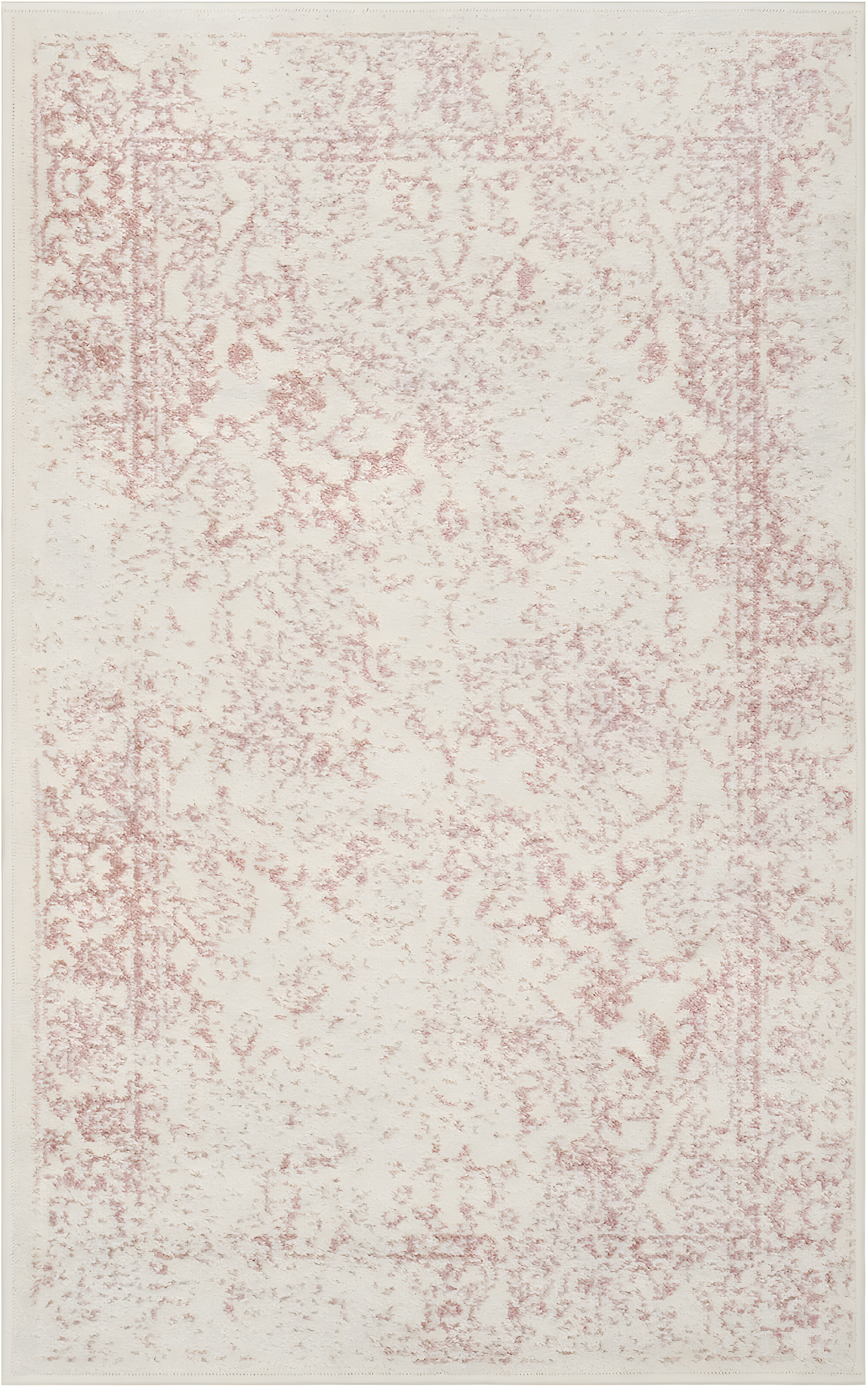 SAFAVIEH Adirondack Wyatt Traditional Area Rug, Ivory/Rose, 2'6" x 4'