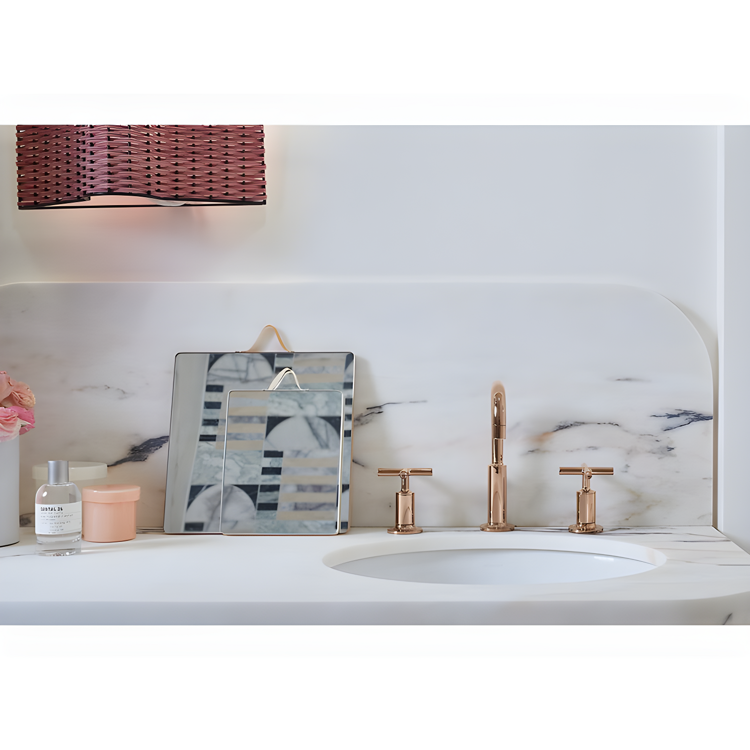 Caxton® Vitreous China Oval Undermount Bathroom Sink with Overflow