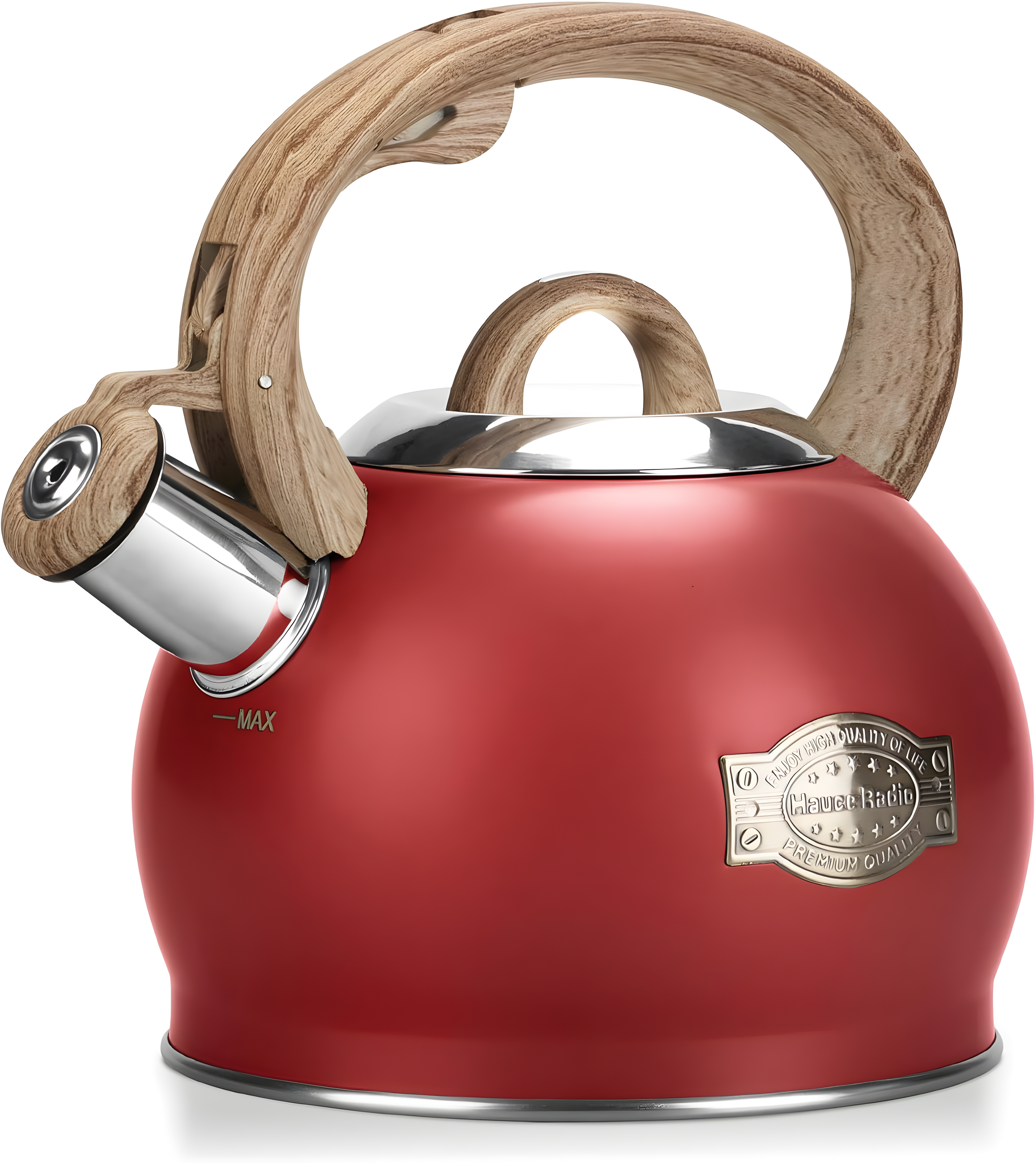 LUXESIT 2.64 Quarts Stainless Steel Whistling Stovetop Tea Kettle