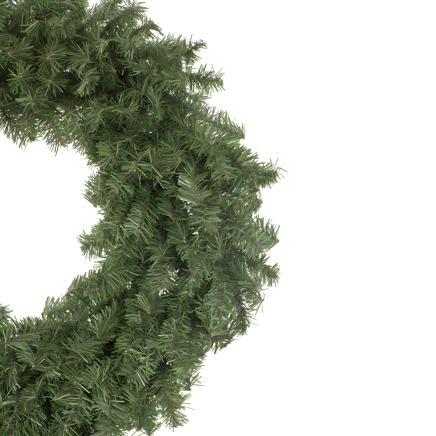 Canadian Pine Artificial Christmas Wreath Unlit