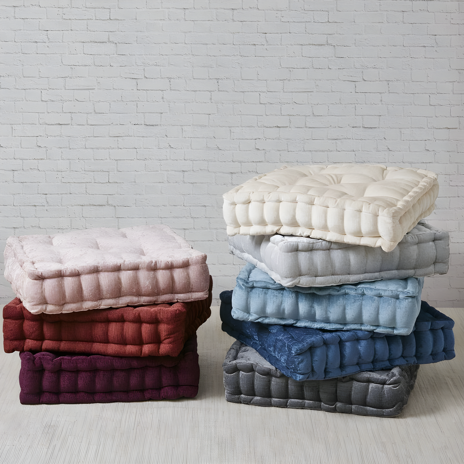 Intelligent Design Azza Poly Chenille Square Floor Pillow Cushion