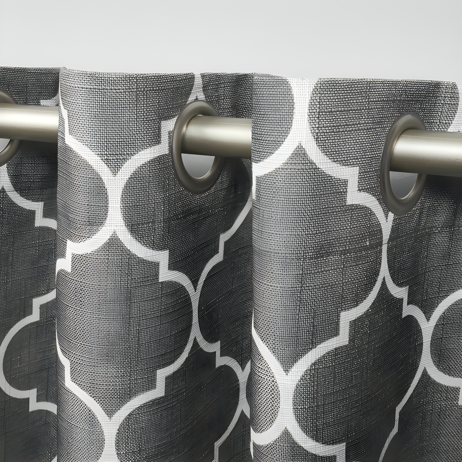 Milagros Polyester Blackout Curtain Pair (Set of 2)