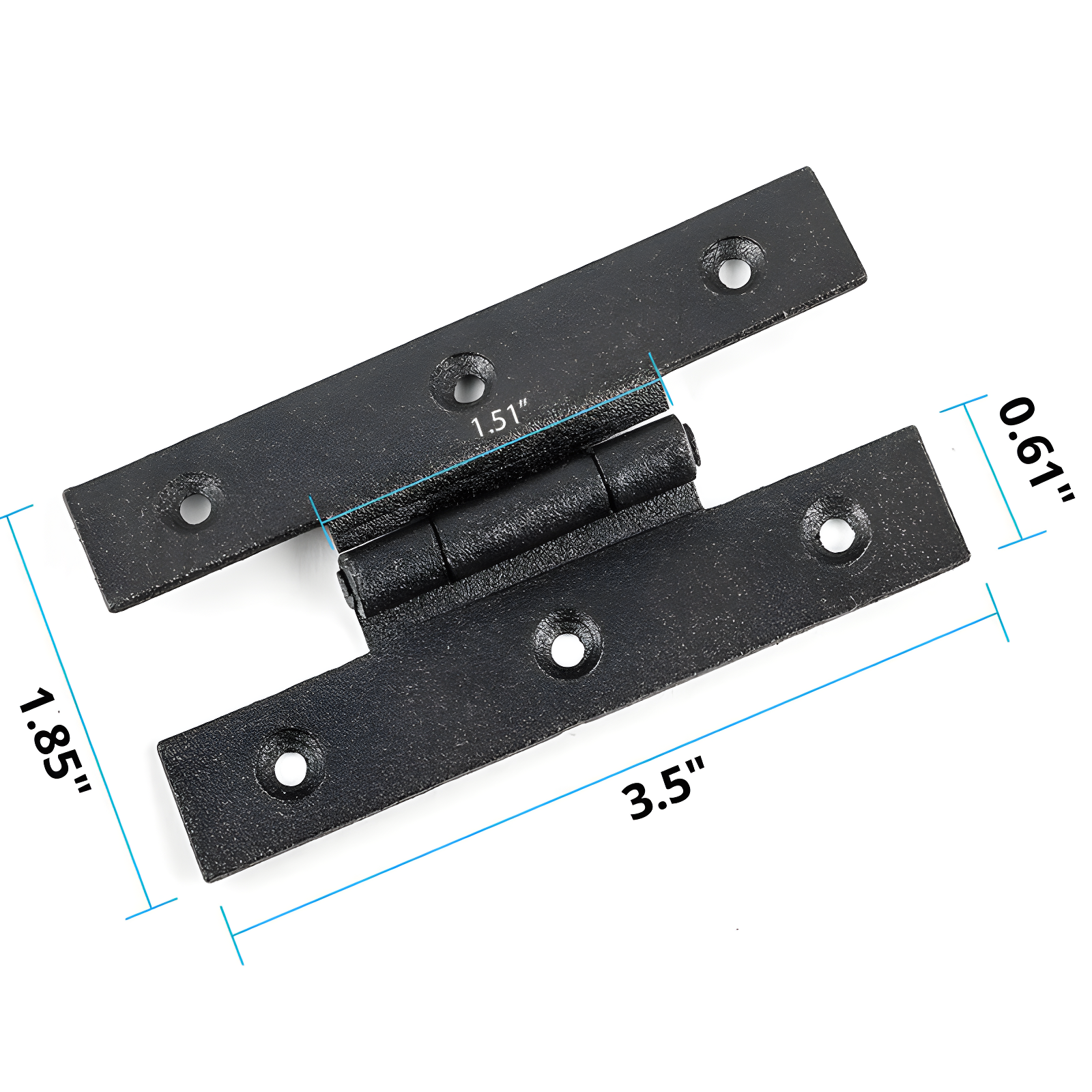 The Renovators Supply Inc. Iron H-Hinge (Set of 40)