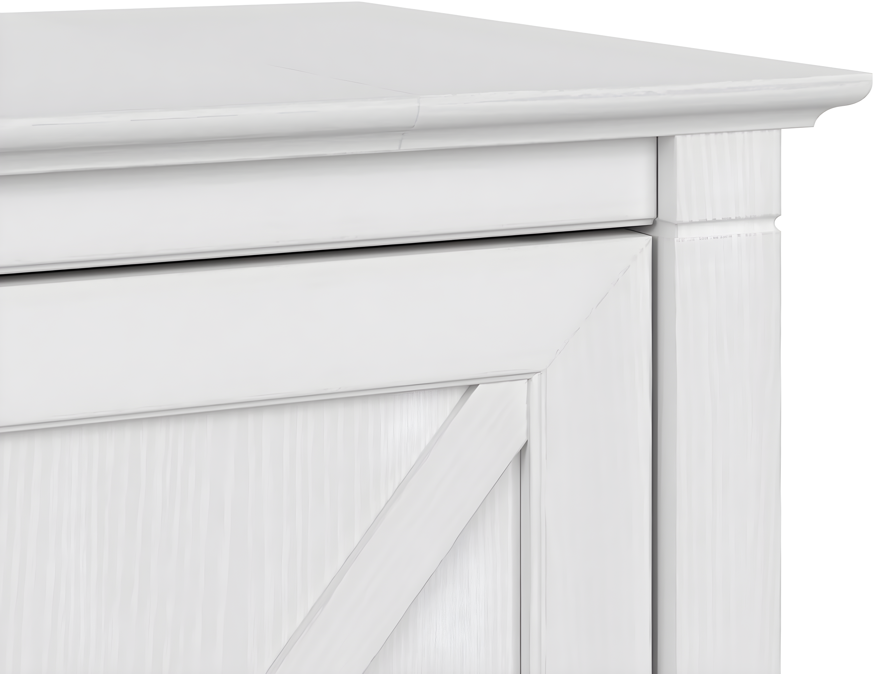 2 Drawer Key West File Cabinet Pure White Oak - Bush Furniture: Coastal Style, Aged Bronze Hardware