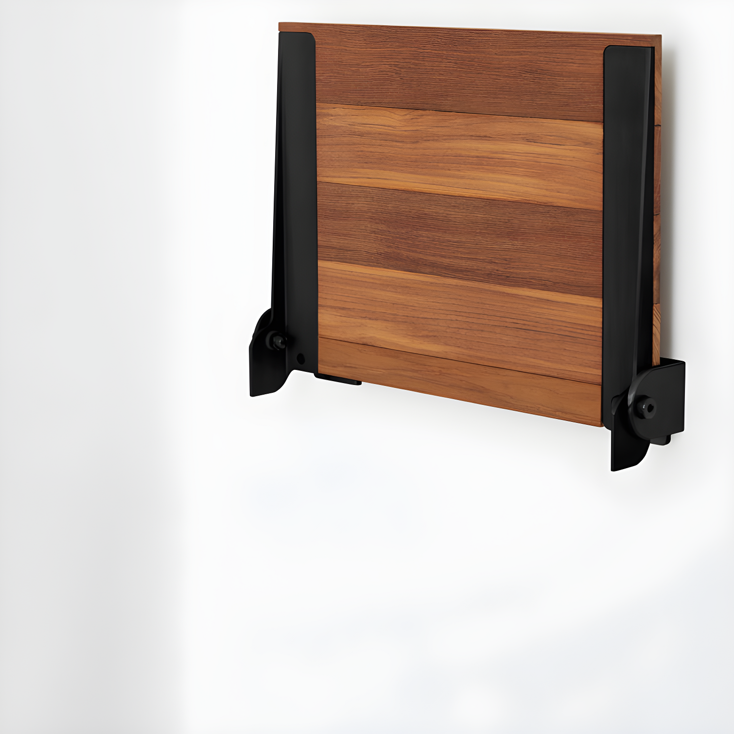 SlimLine Teak Wood Folding Shower Bench Seat