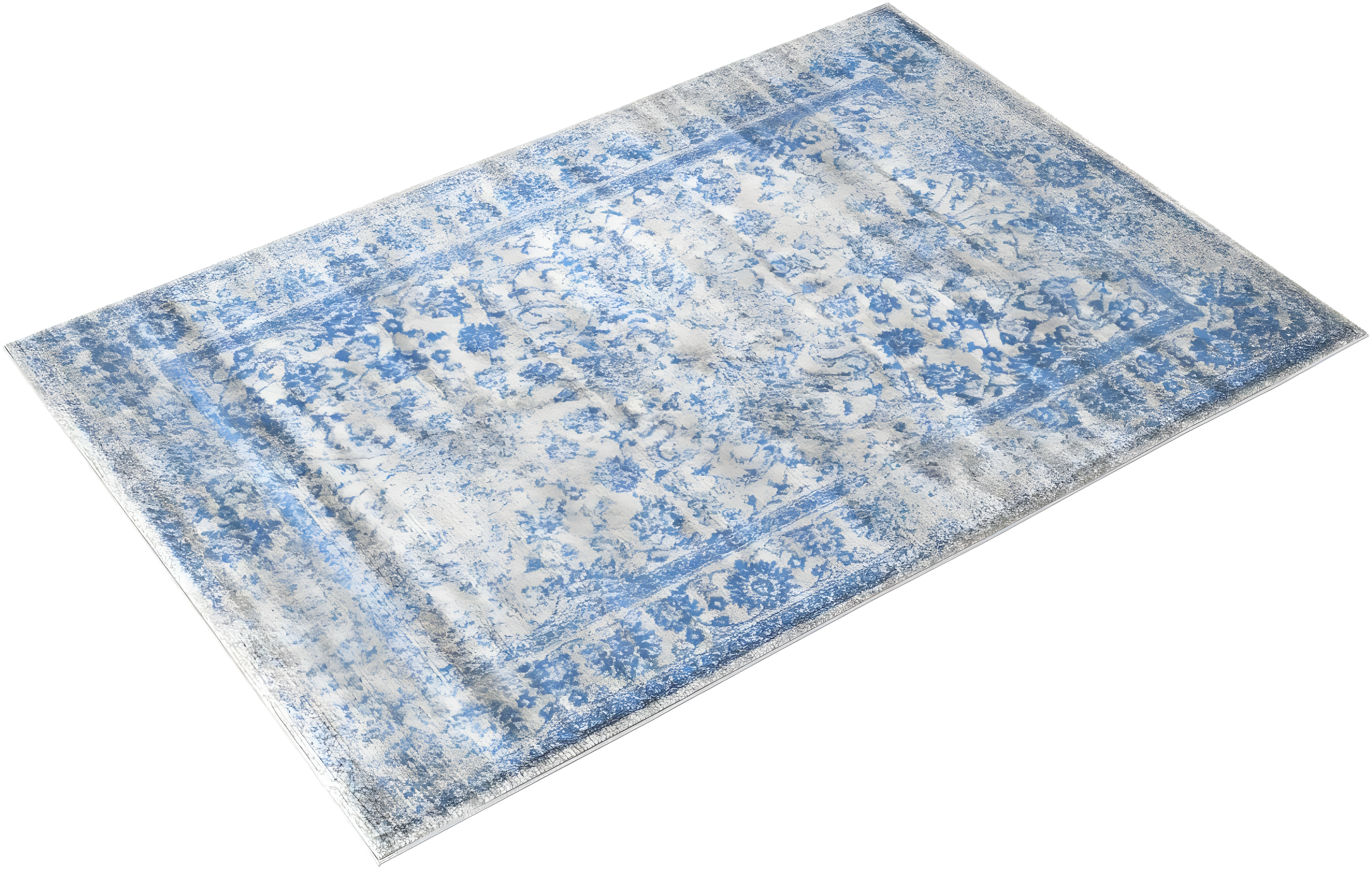 Adirondack ADR109 Machine Made Indoor Area Rug - Grey/Blue - 5'-1"x7'-6" - Safavieh