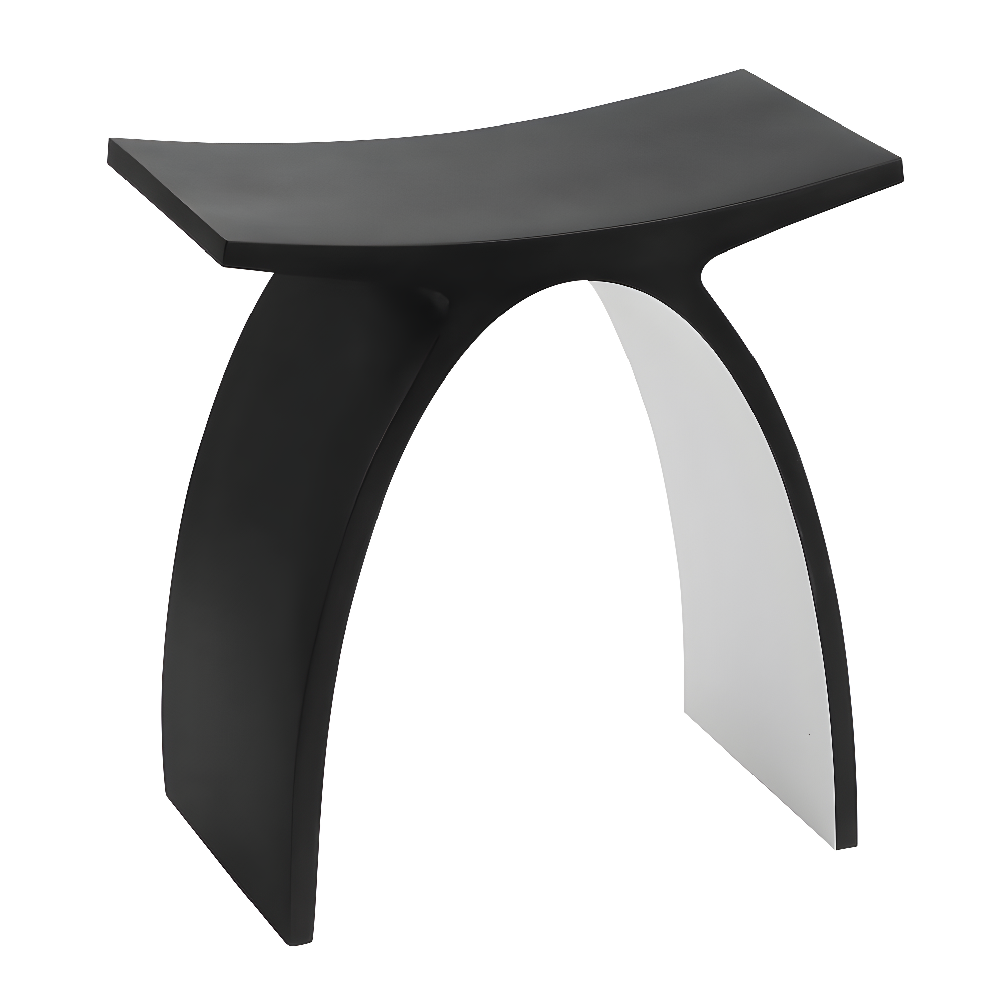 Ovale Solid Surface Accent Stool