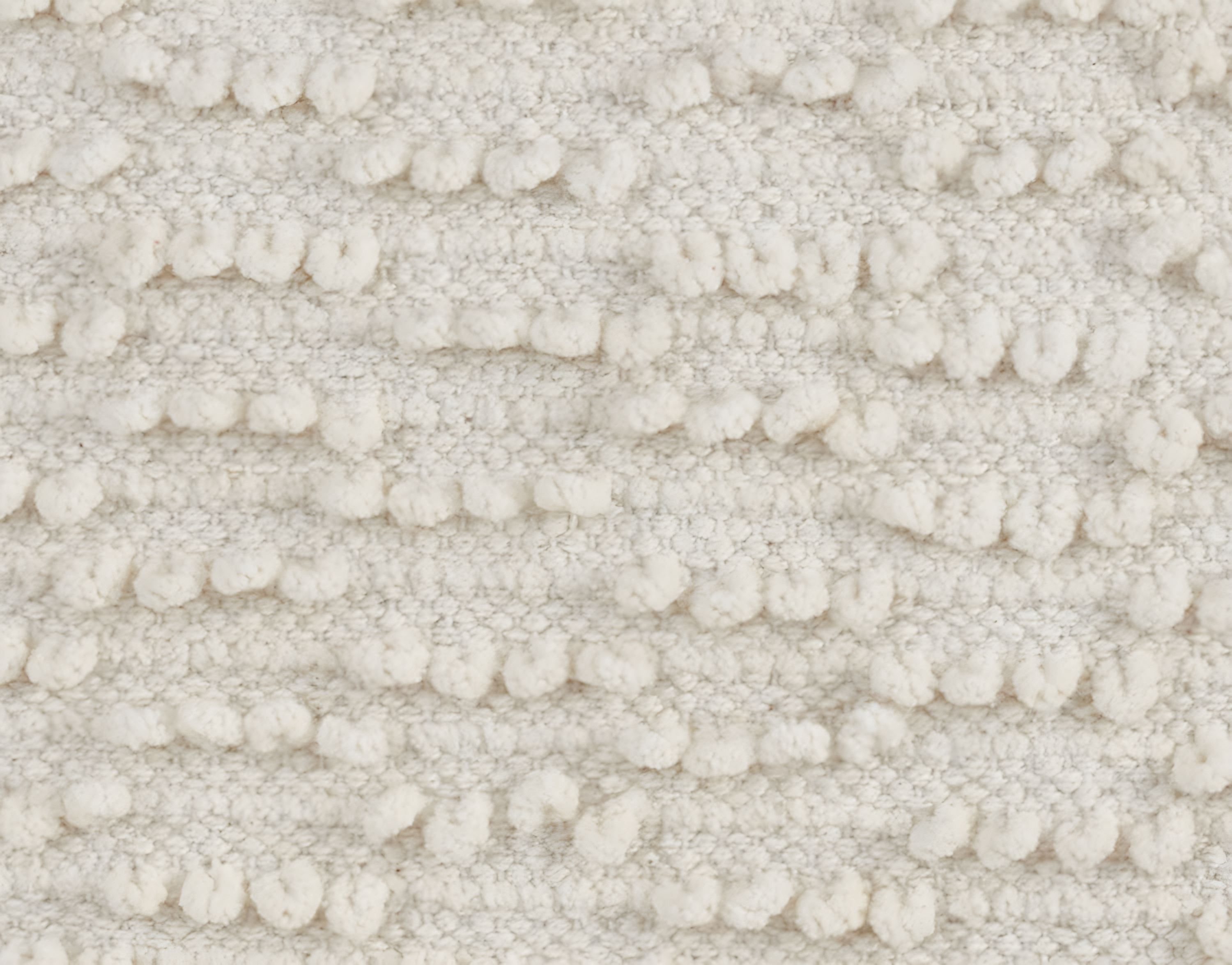 12"x20" Oversize Down Filled Nubby Lumbar Throw Pillow Ivory - Saro Lifestyle: Soft Cotton, Zipper Closure