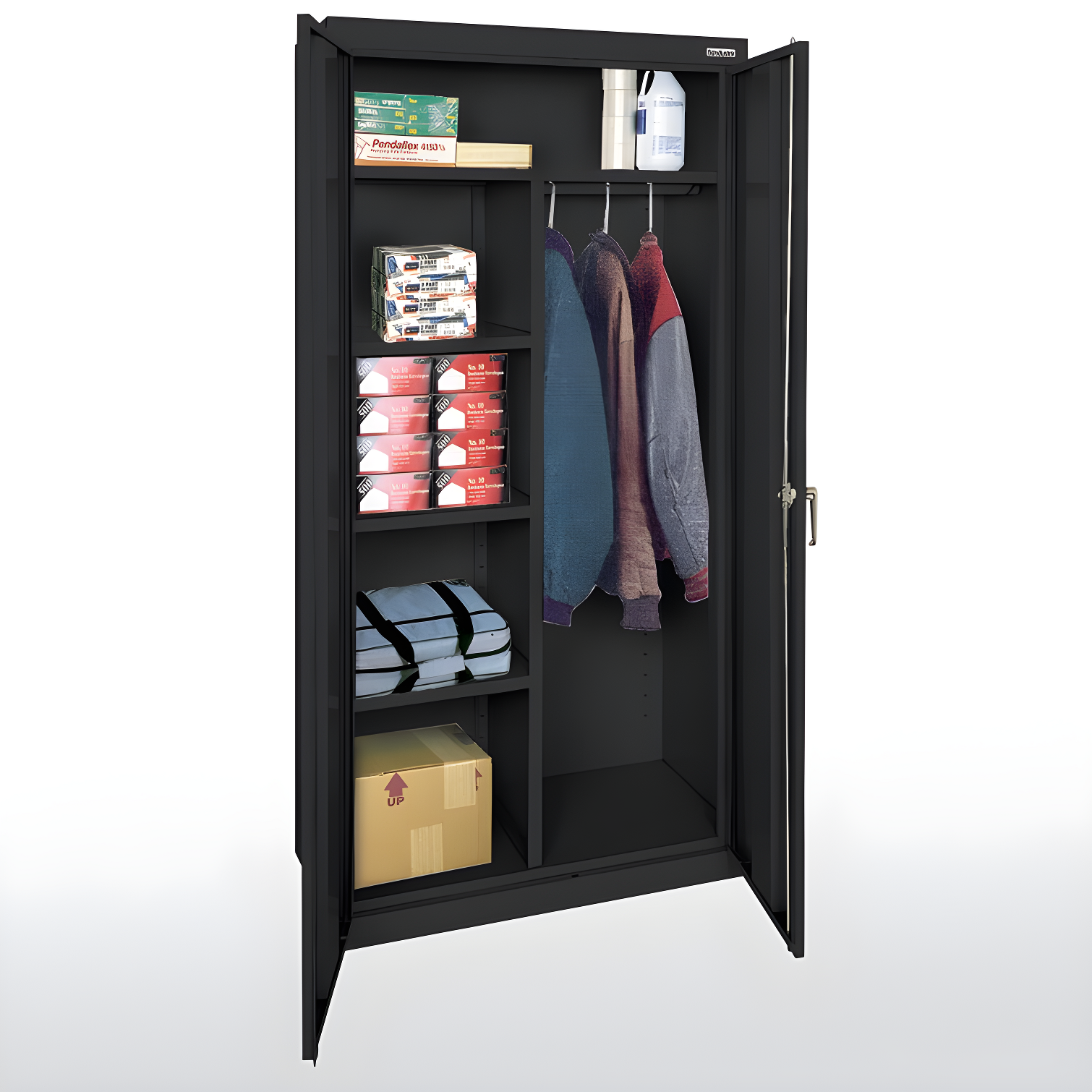 Classic Plus Sandusky Lee Classic 36" L x 18" W x 72" H Steel Garage Storage Cabinet by Sandusky