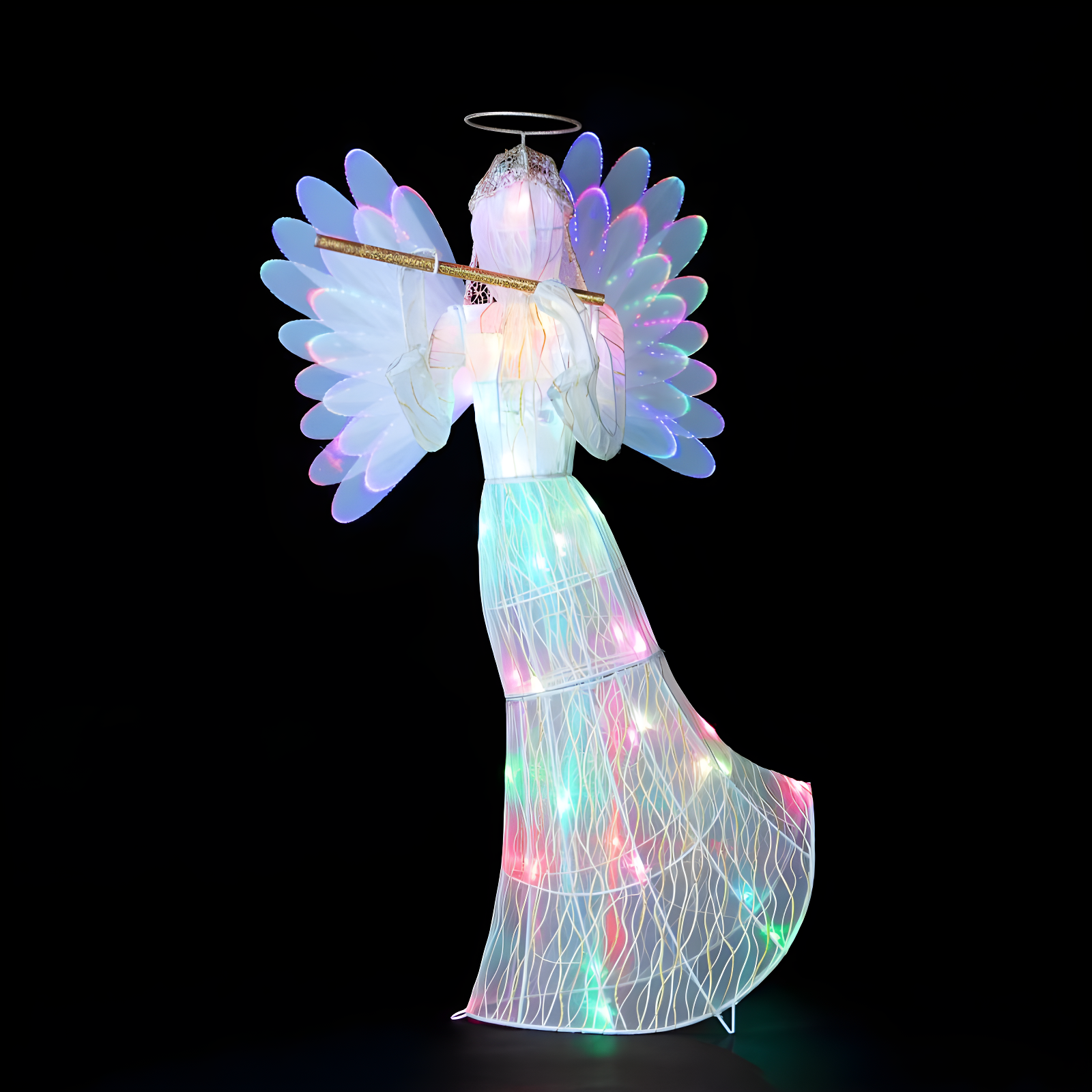 Mr. Christmas 3' Outdoor Animated Fiber-Optic Angel