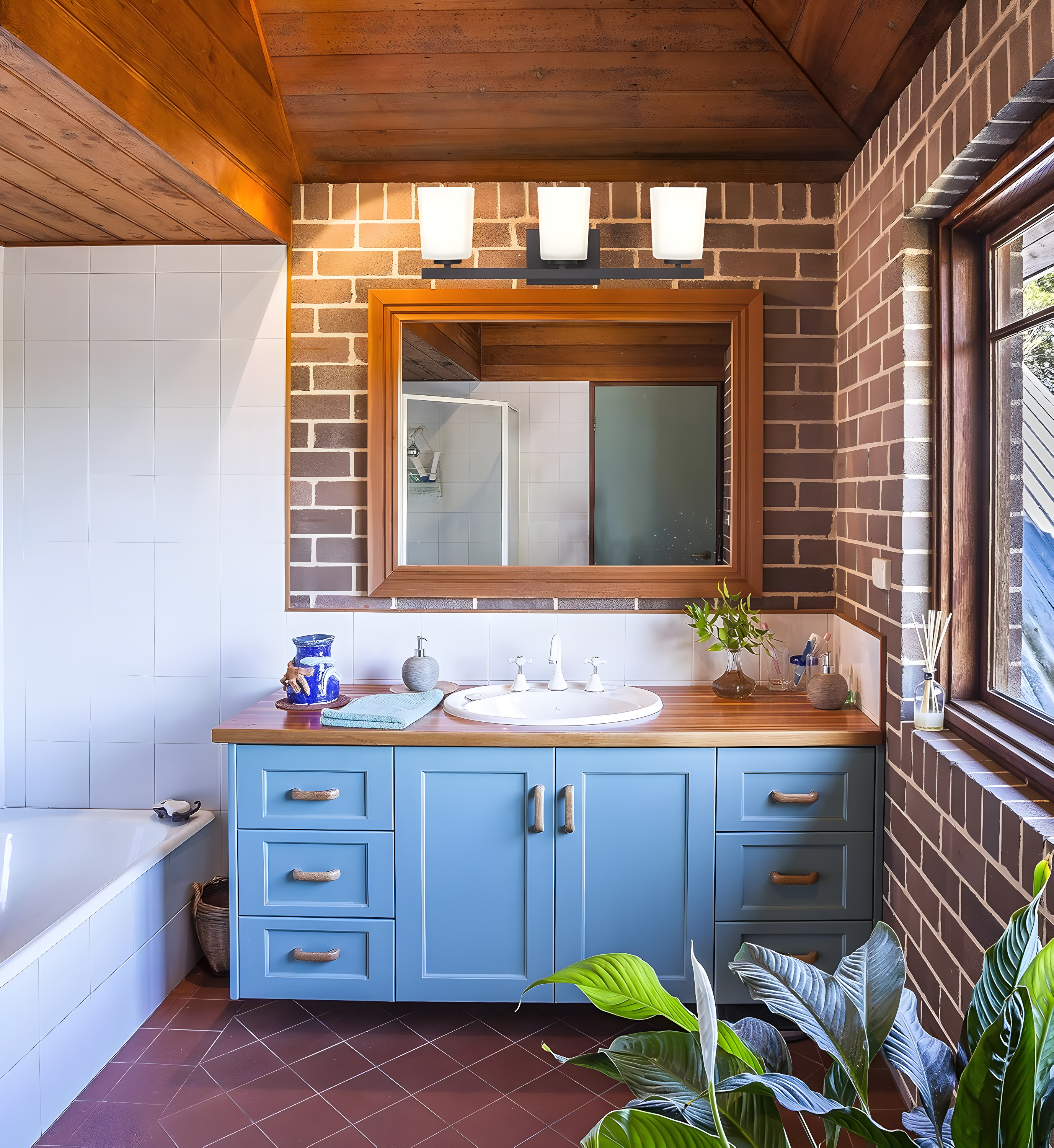 Hartley Ivl472A03Orb 3 Lt Vanity Flat Opal Glass 100W Type A 23 1/4In. X