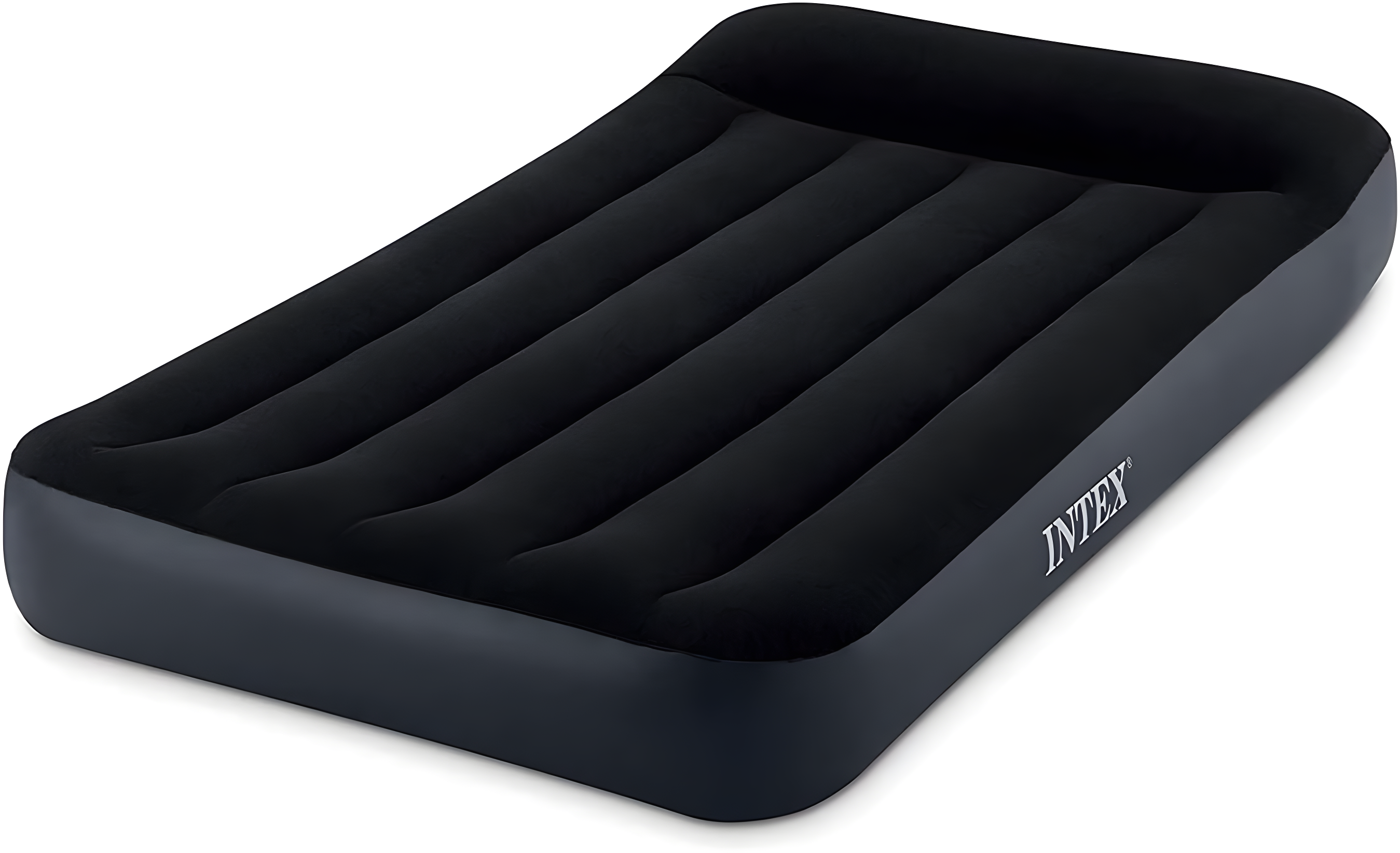 Intex Intex Dura Pillow Rest Classic Blow Up Mattress Air Bed with Built In Pump