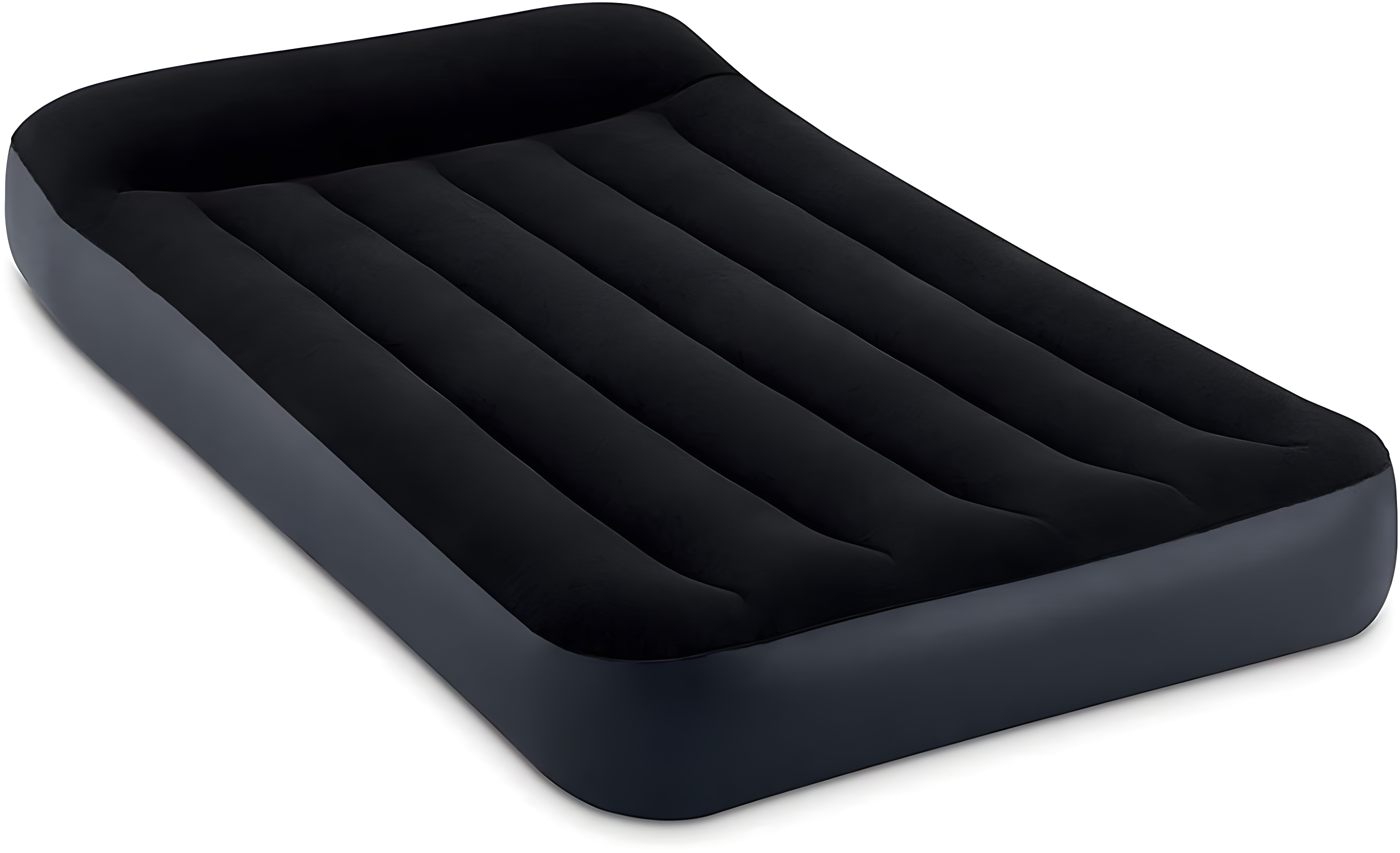 Intex Intex Dura Pillow Rest Classic Blow Up Mattress Air Bed with Built In Pump