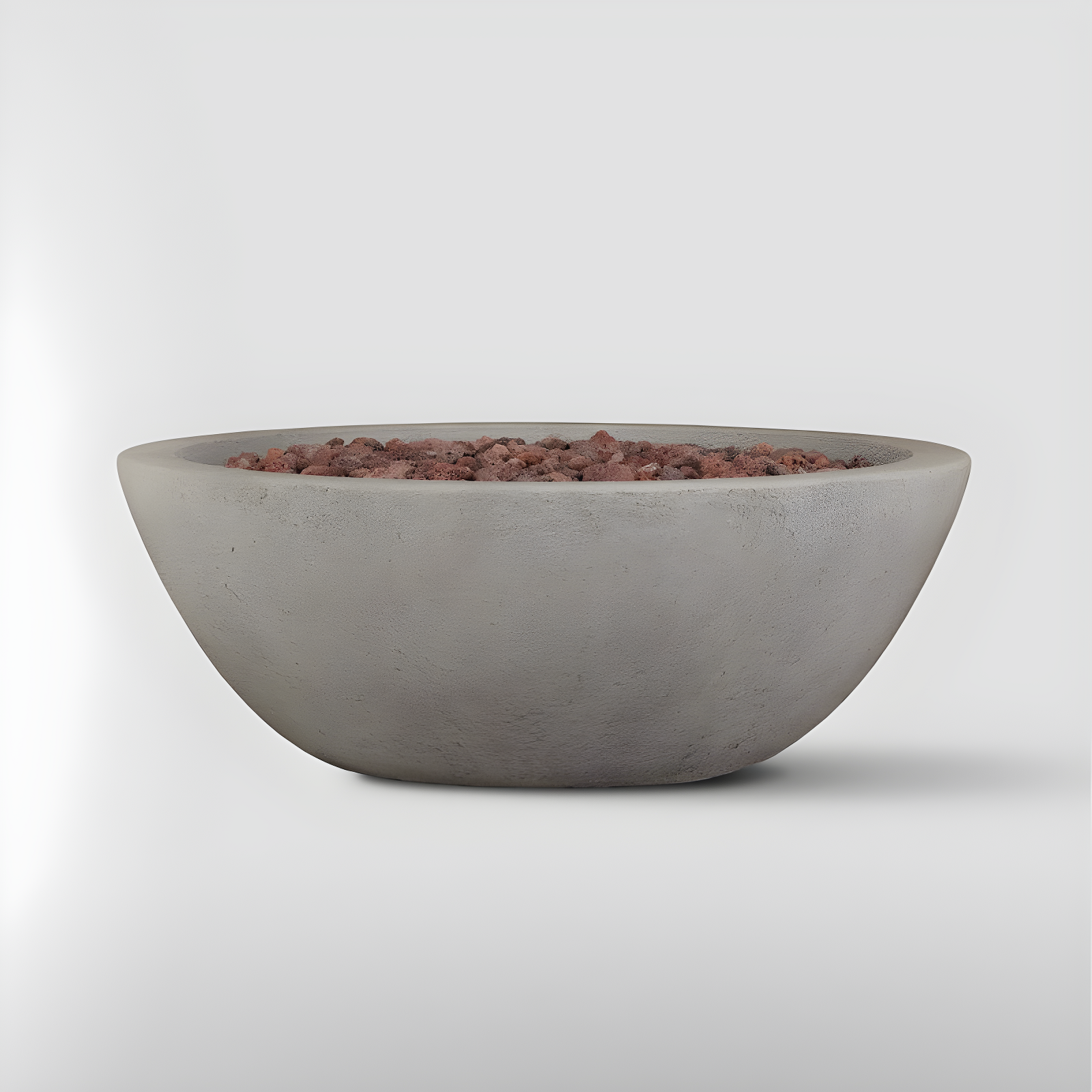 Fernanda Fire Bowl - Gray / Round