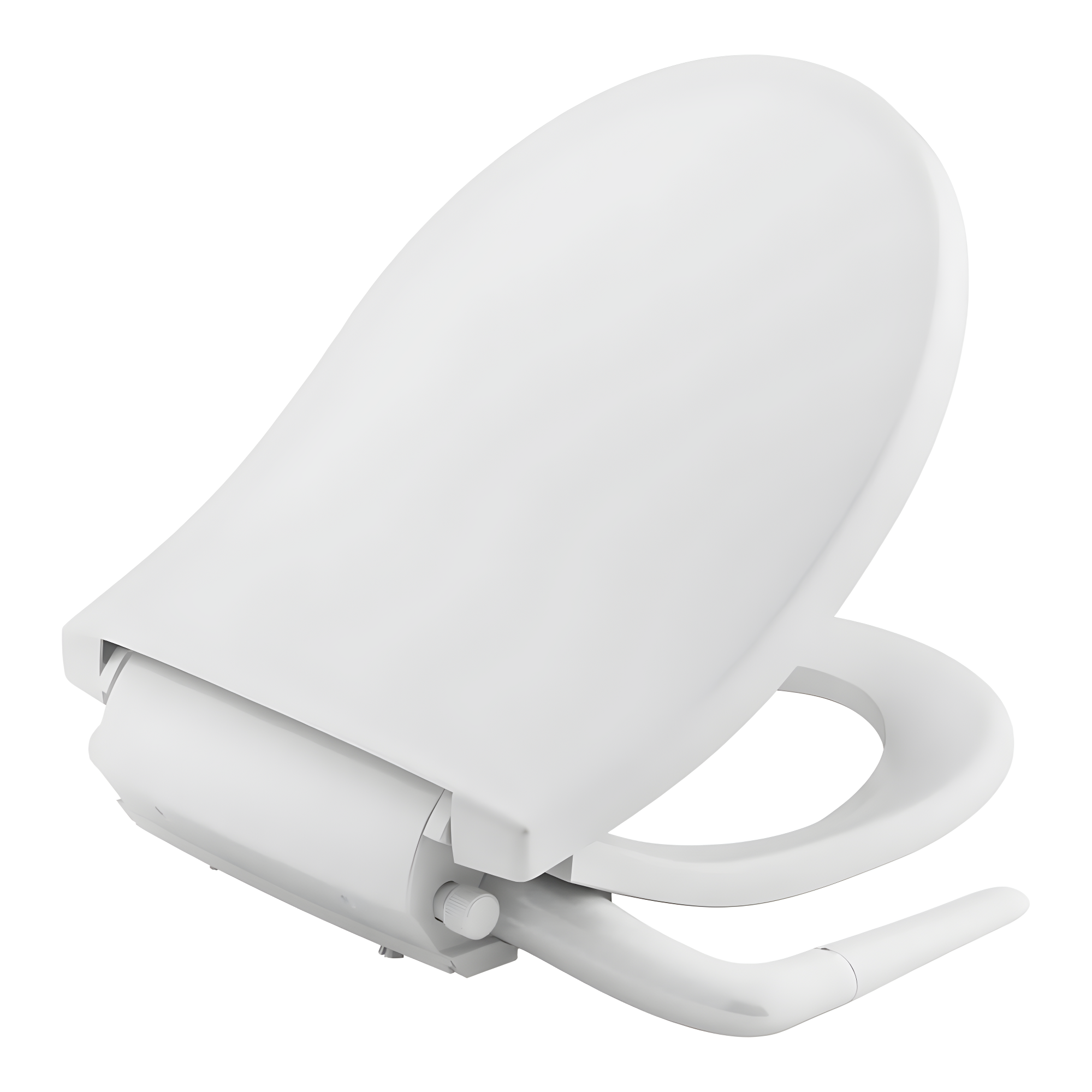 PureWash M250 Round Bidet Toliet Seat, Manual Non-Electric Bidets for Existing Toilets