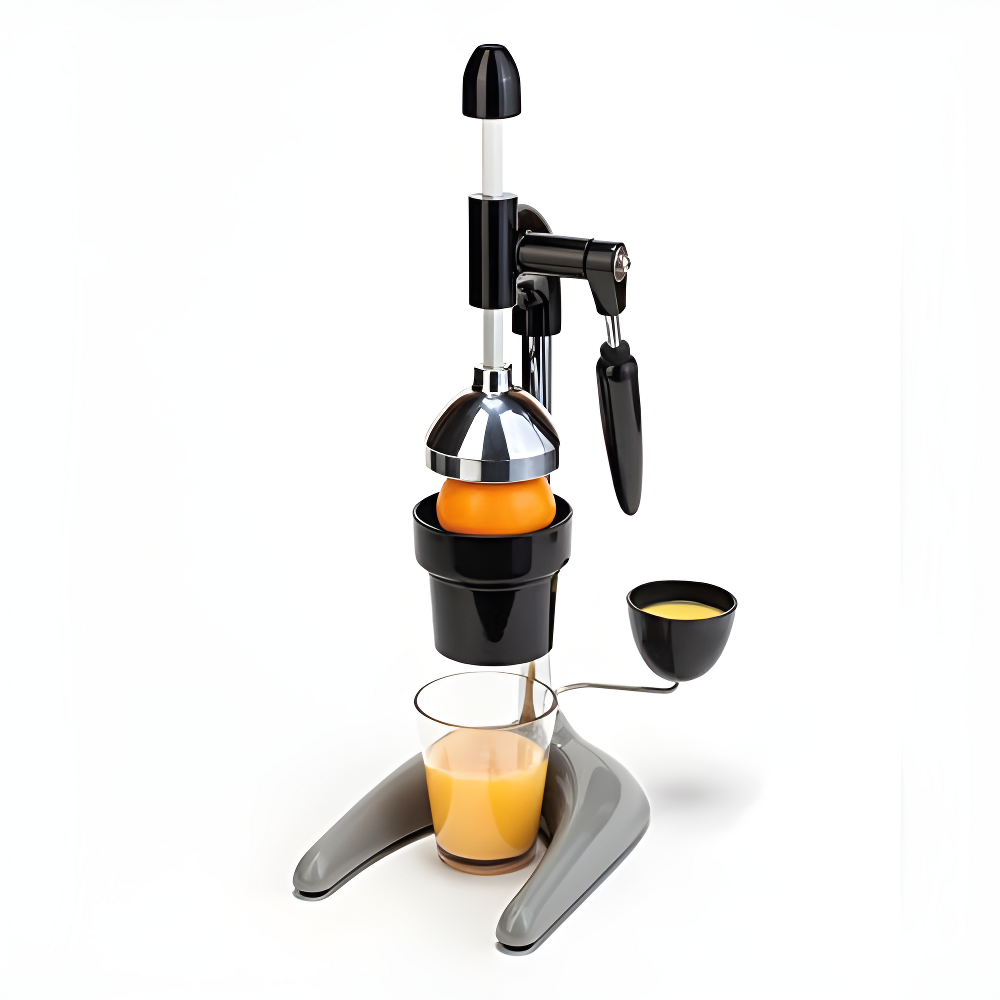 Hamilton Beach Black and Chrome Manual Citrus Juicer