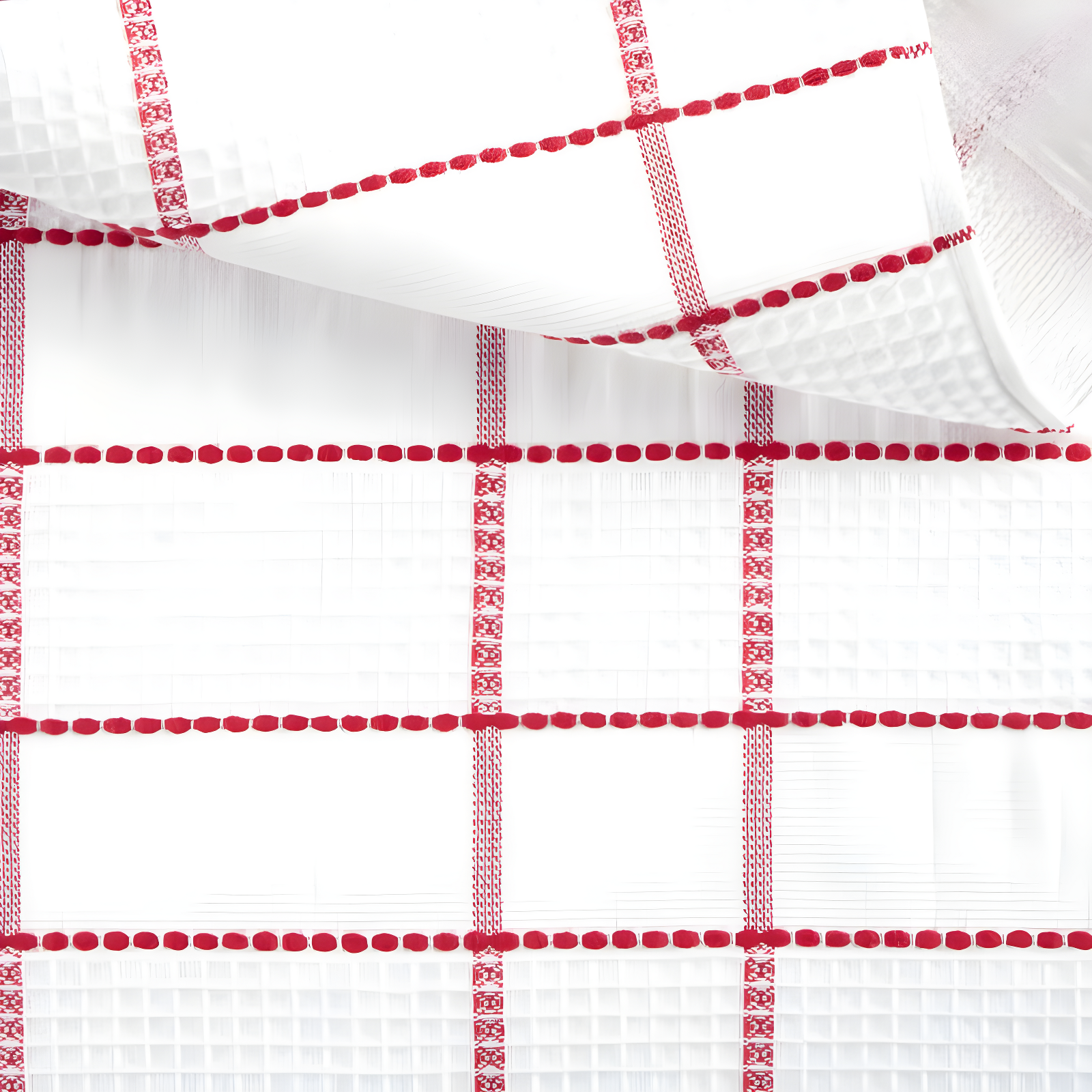 Martha Stewart Martha Stewart Modern Waffle Kitchen Towel Set 6-Pack, Linen, 16"x28" (Set of 6)
