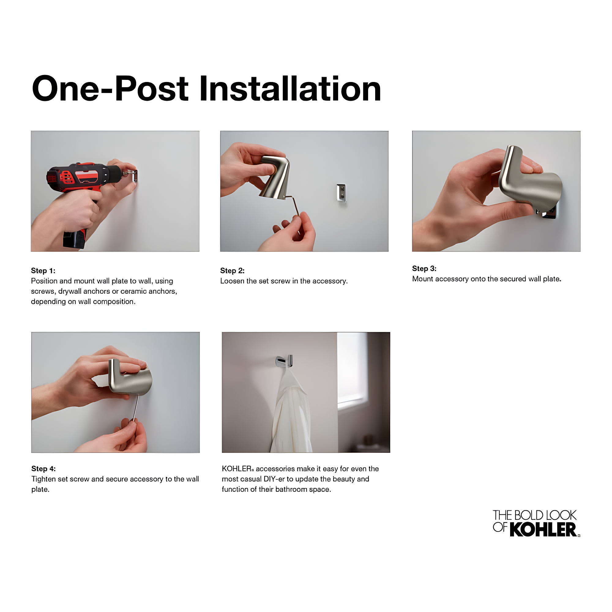 Purist® Wall Mounted Round Bathroom Robe Hook, Towel Hook, Clothing Hook