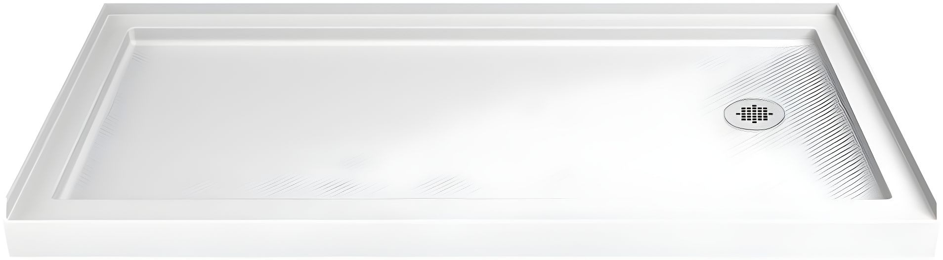 SlimLine 60" x 30" Single Threshold Shower Base