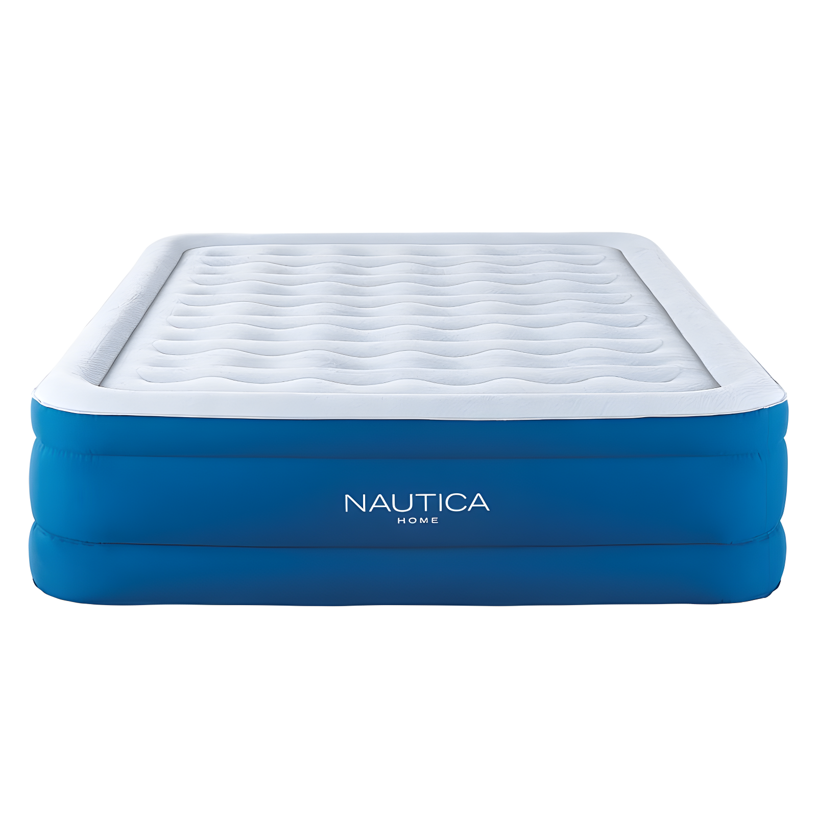 Nautica SupportAire Inflatable Air Mattress with Anti-Leak Built-in Pump, Puncture Resistant Vinyl