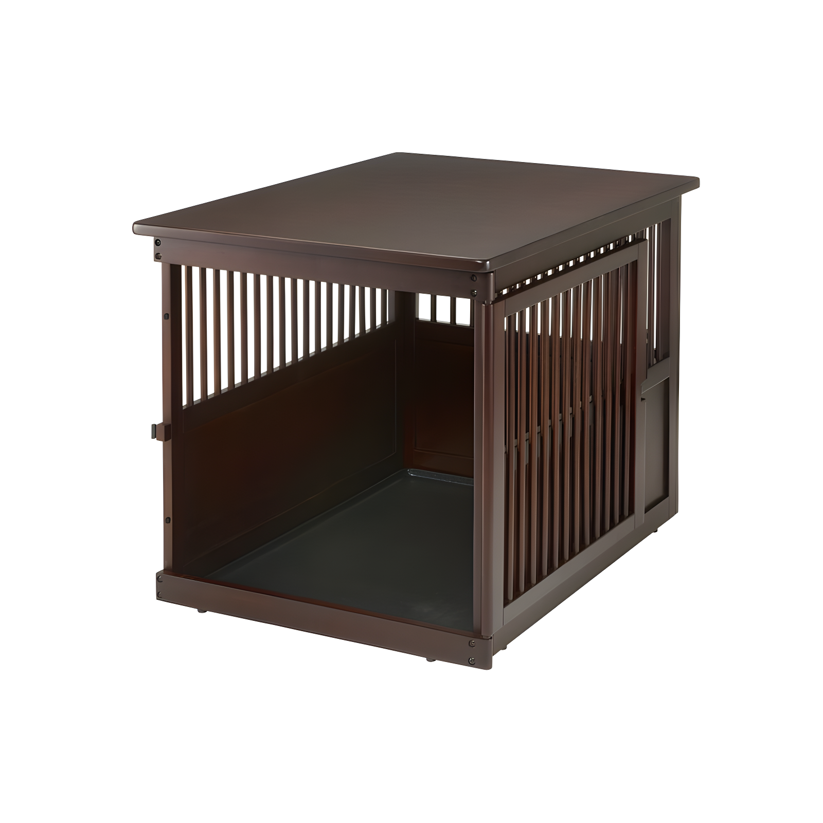 Wooden End Table Pet Crate