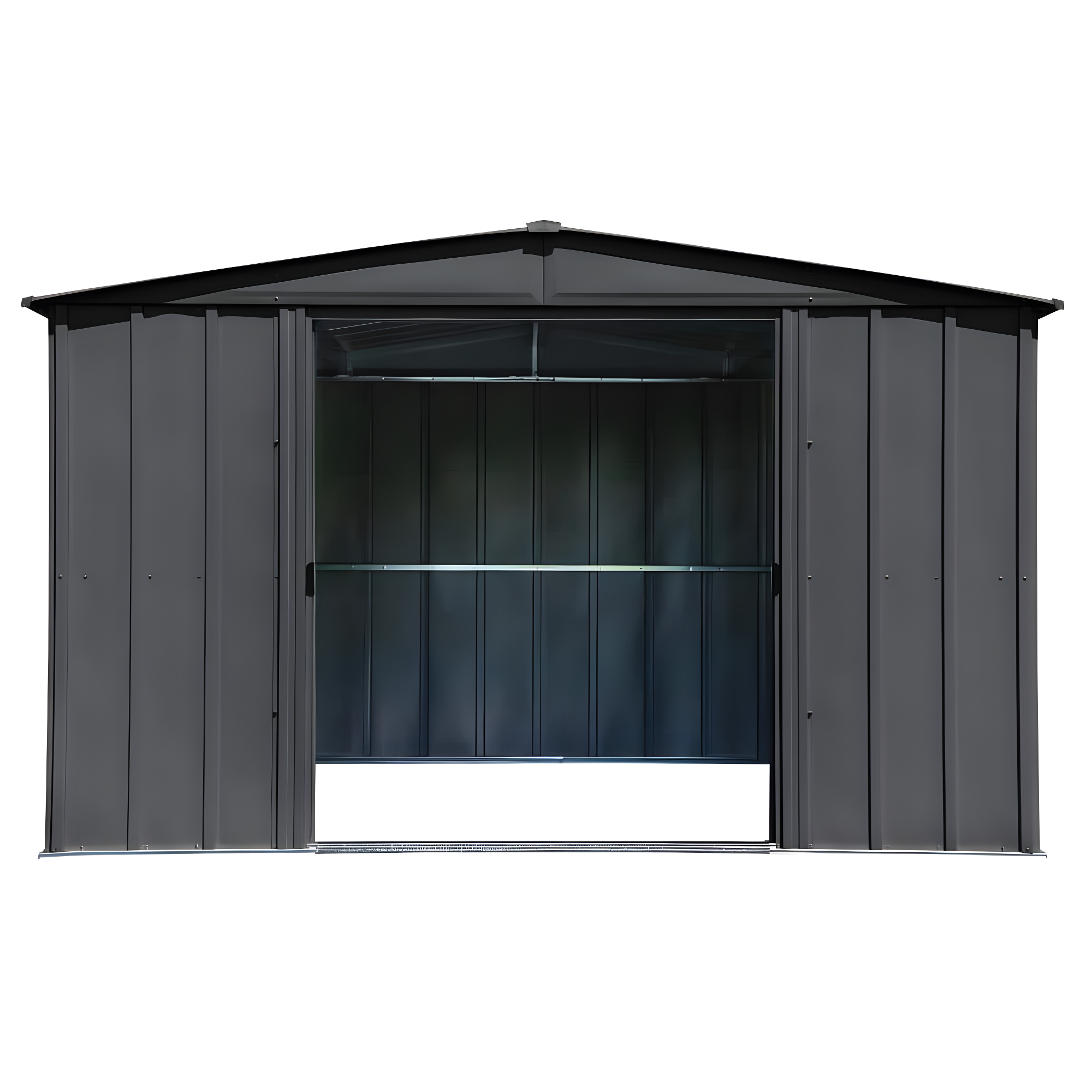 Arrow 10 ft. W x 8 ft. D Metal Storage Shed