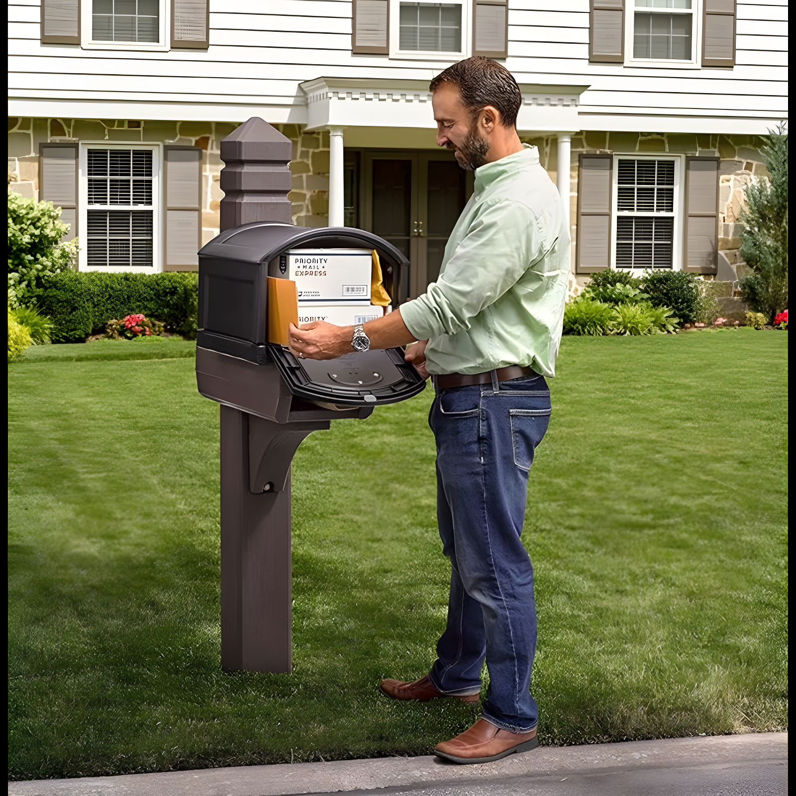 Step2 Step2 Lakewood Extra Large Post Mounted Mailbox