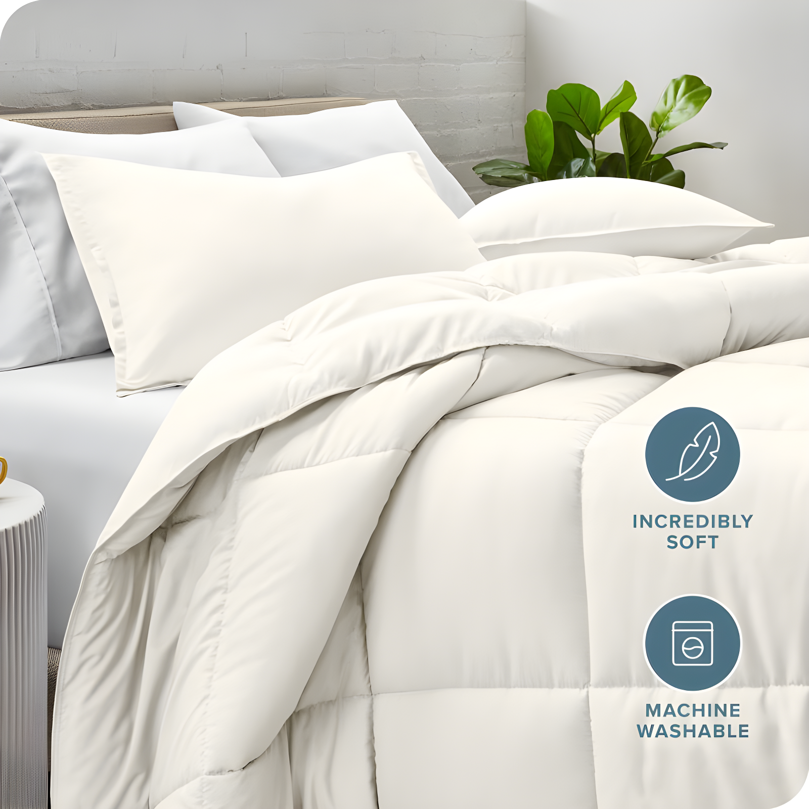 Bare Home Ultra-Soft All Season Comforter Set