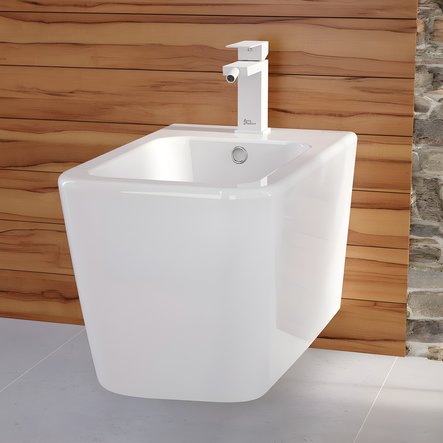 Swiss Madison SM-DF80MW Concorde Bidet Faucet in Matte White