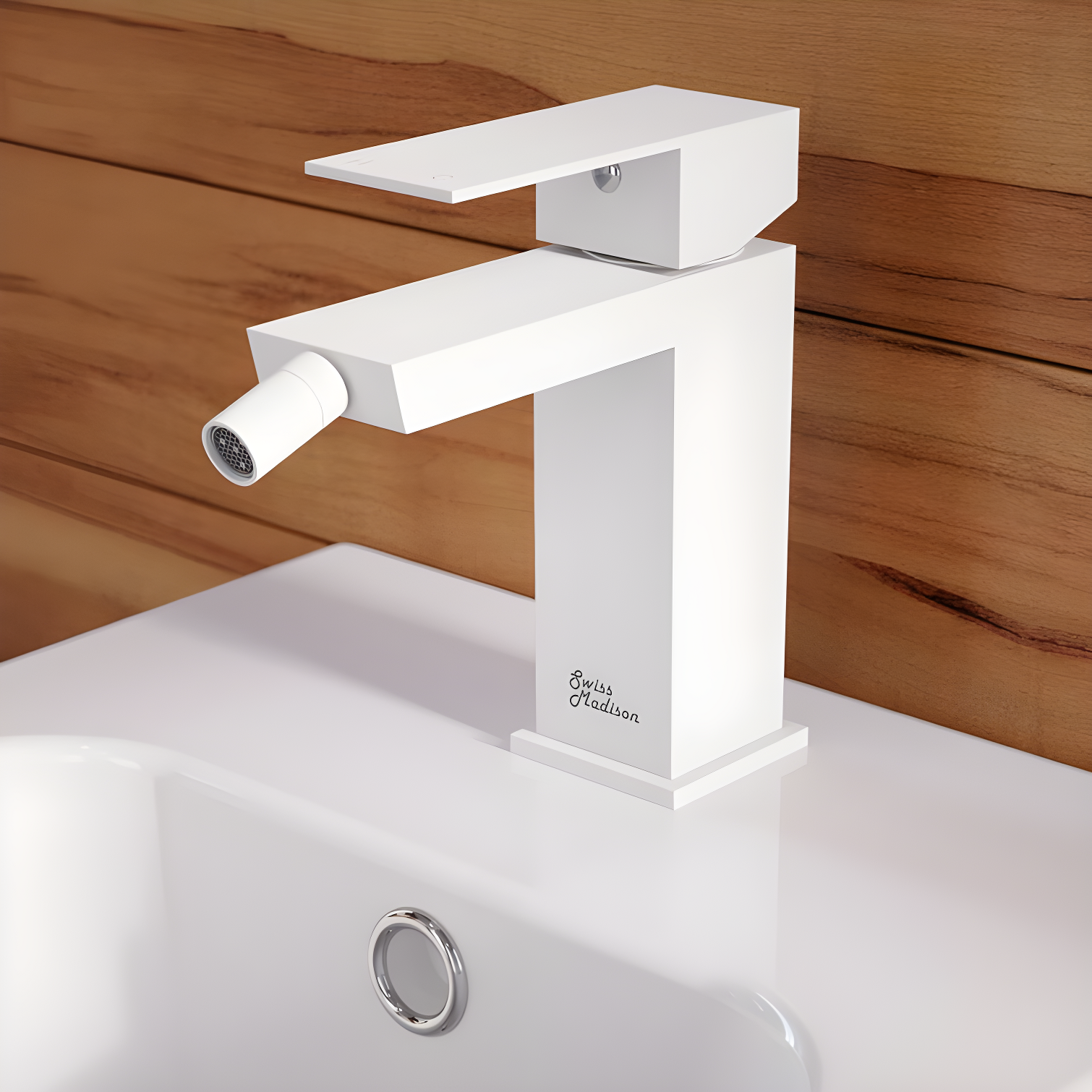 Swiss Madison SM-DF80MW Concorde Bidet Faucet in Matte White
