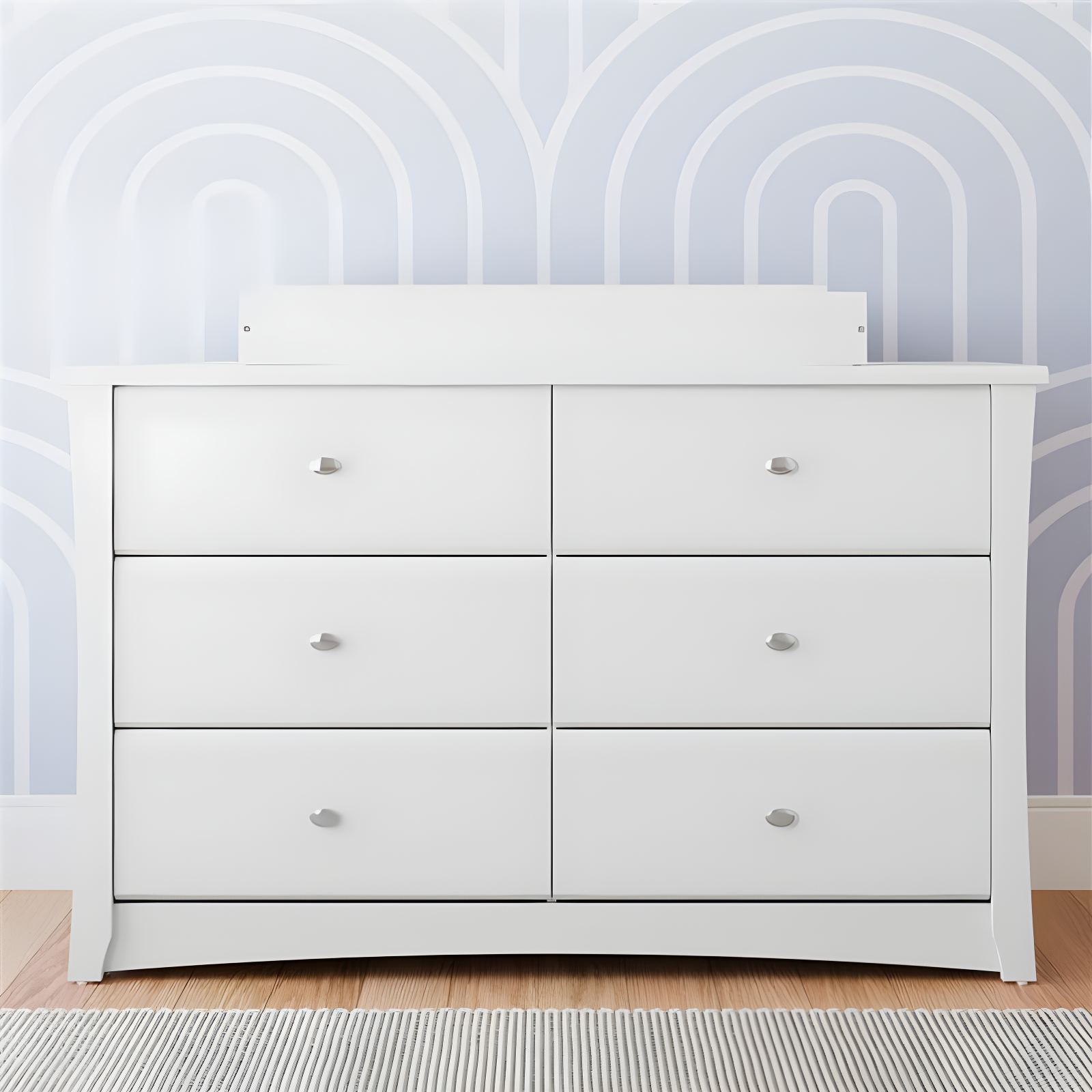 Crescent 6 Drawer Double Dresser