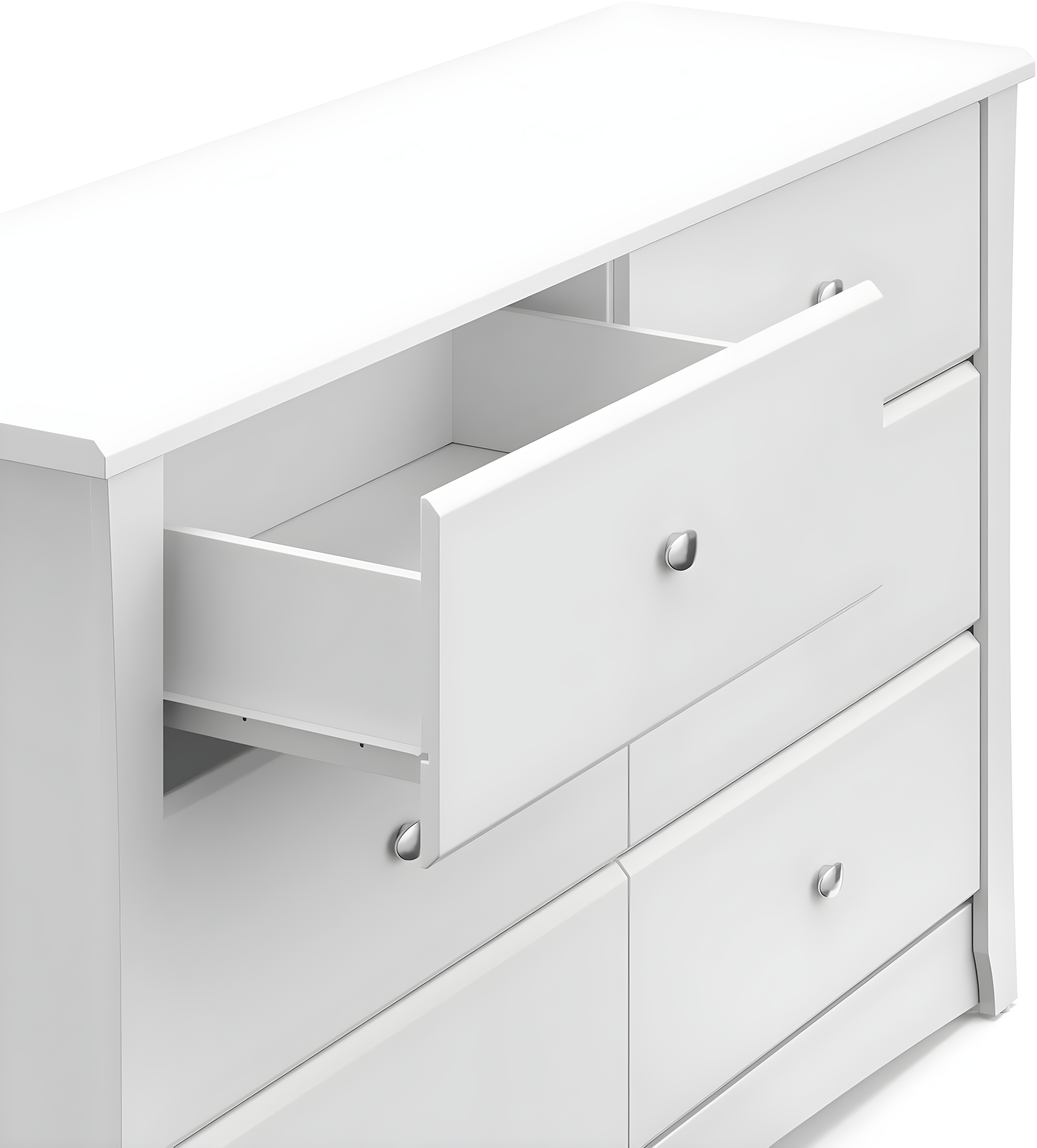 Crescent 6 Drawer Double Dresser