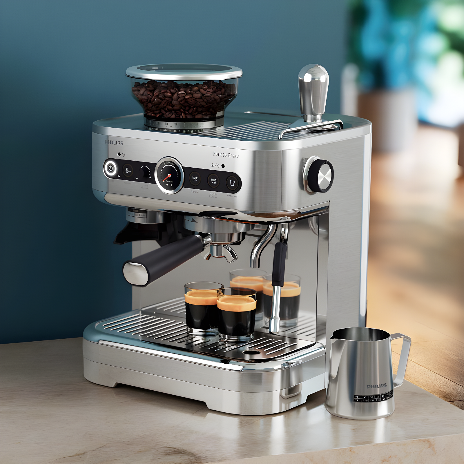 Philips BaristaBrew Espresso Machine in Stainless Steel