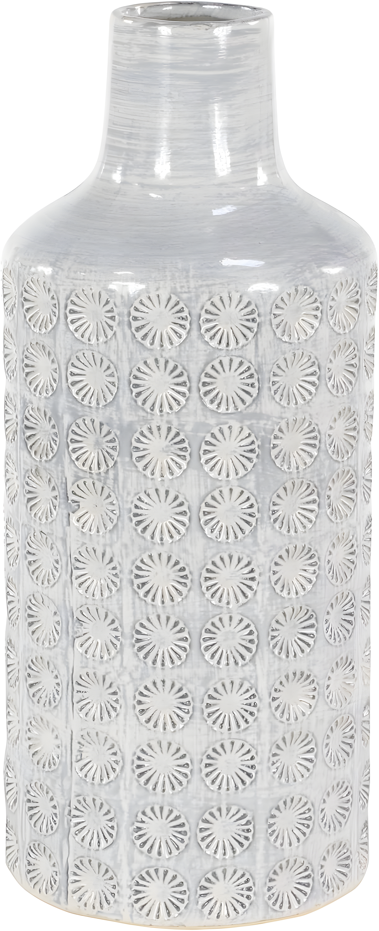 CosmoLiving by Cosmopolitan Porcelain Ceramic Floral Decorative Vase