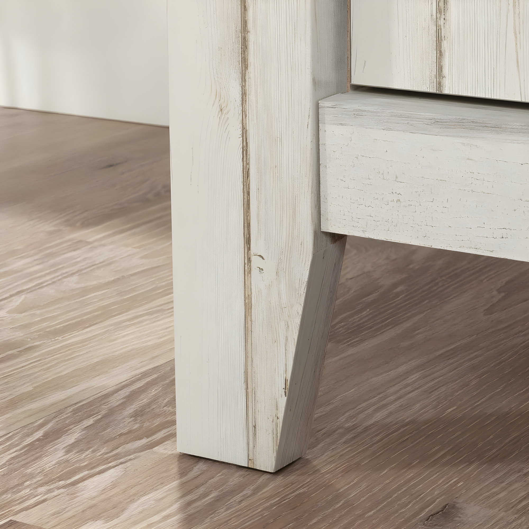 Dakota Pass Lateral File White Plank - Sauder: 1-Drawer, Open Shelf, MDF Construction, Metal Hardware