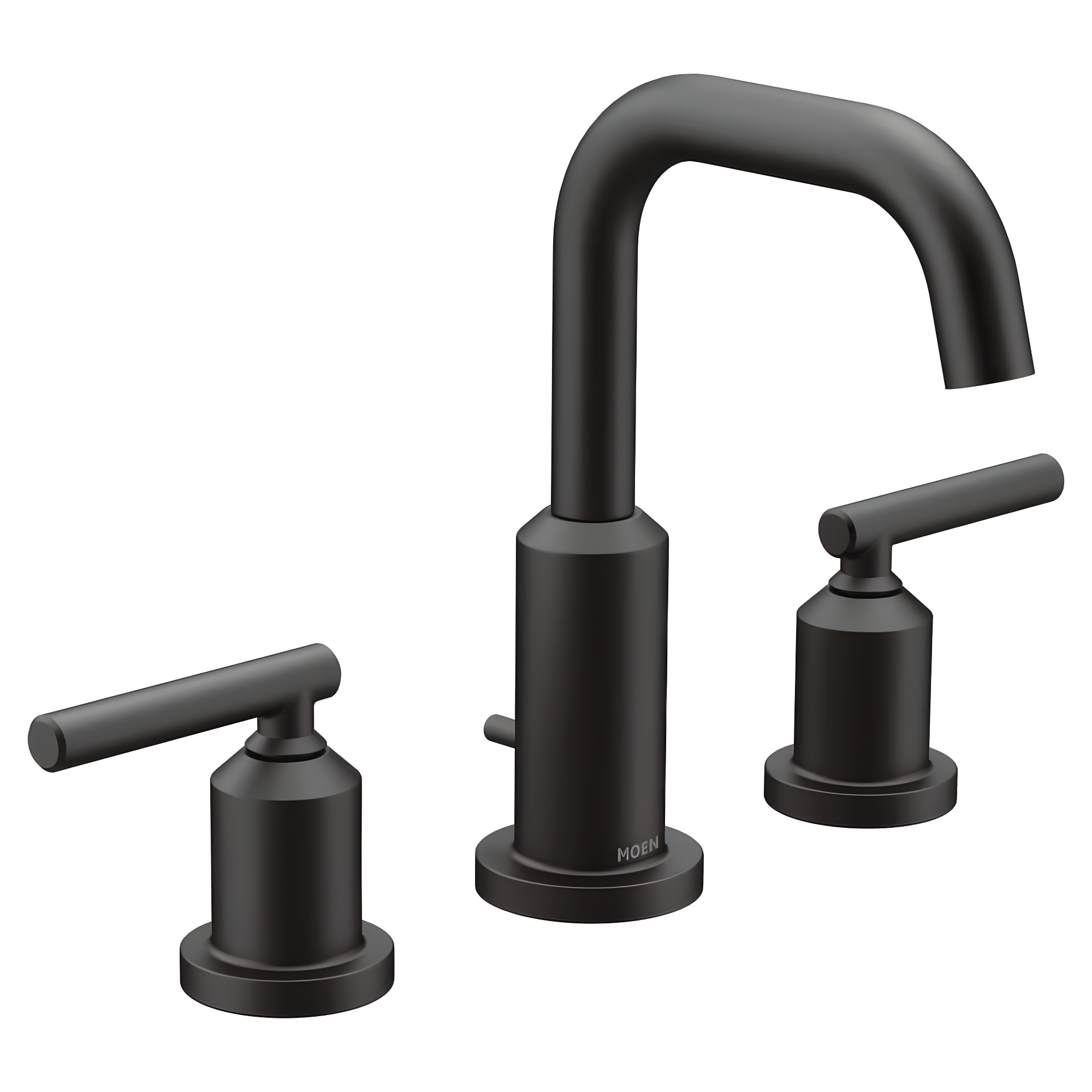 Moen MOEN T6222BL CIA MATTE BLACK TWO-HANDLE HIGH ARC BATHROOM FAUCET T6222BL-1