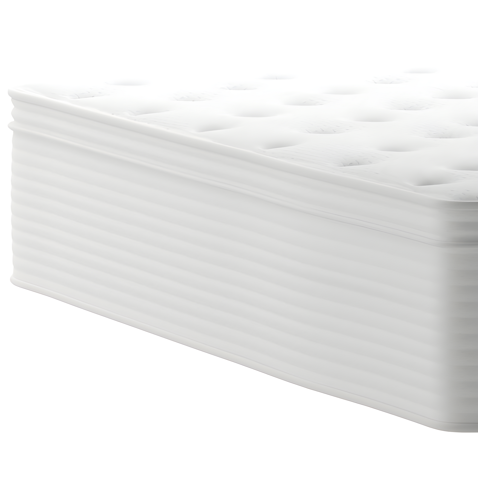 Merrick Lane Queen Size 14" Premium Comfort Euro Top Hybrid Pocket Spring and Memory Foam Mattress in a Box with Reinforced Edge Support